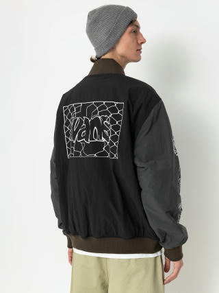 Vans Crazy Eddy Baseball Jacket (black/asphalt)