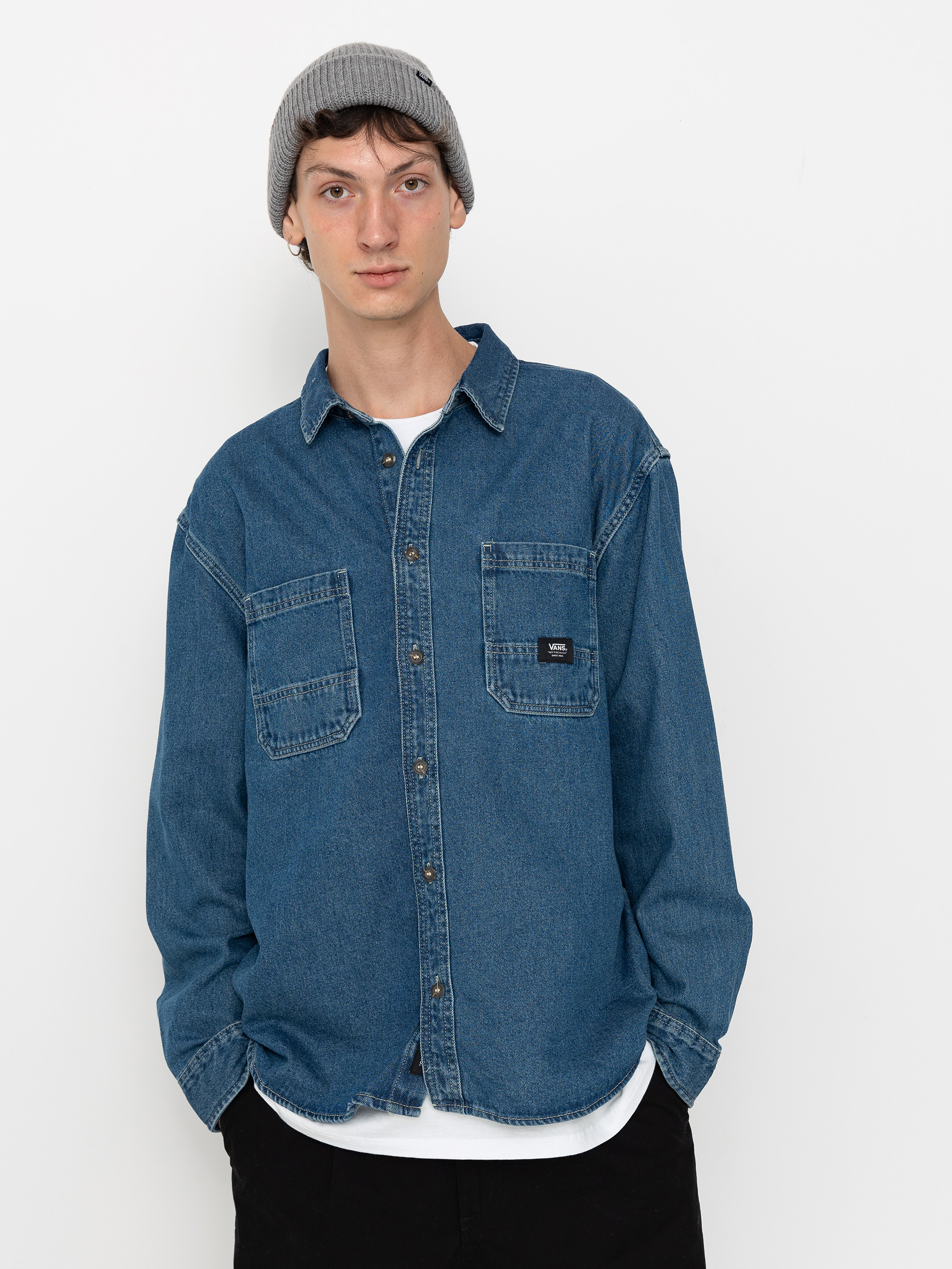 Vans Stevens Denim Hemd (vintage indigo)