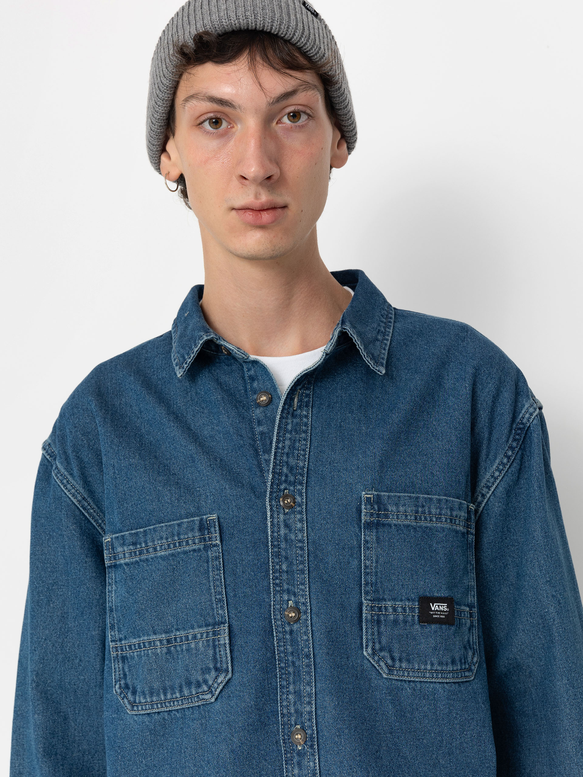 Vans Stevens Denim Hemd (vintage indigo)