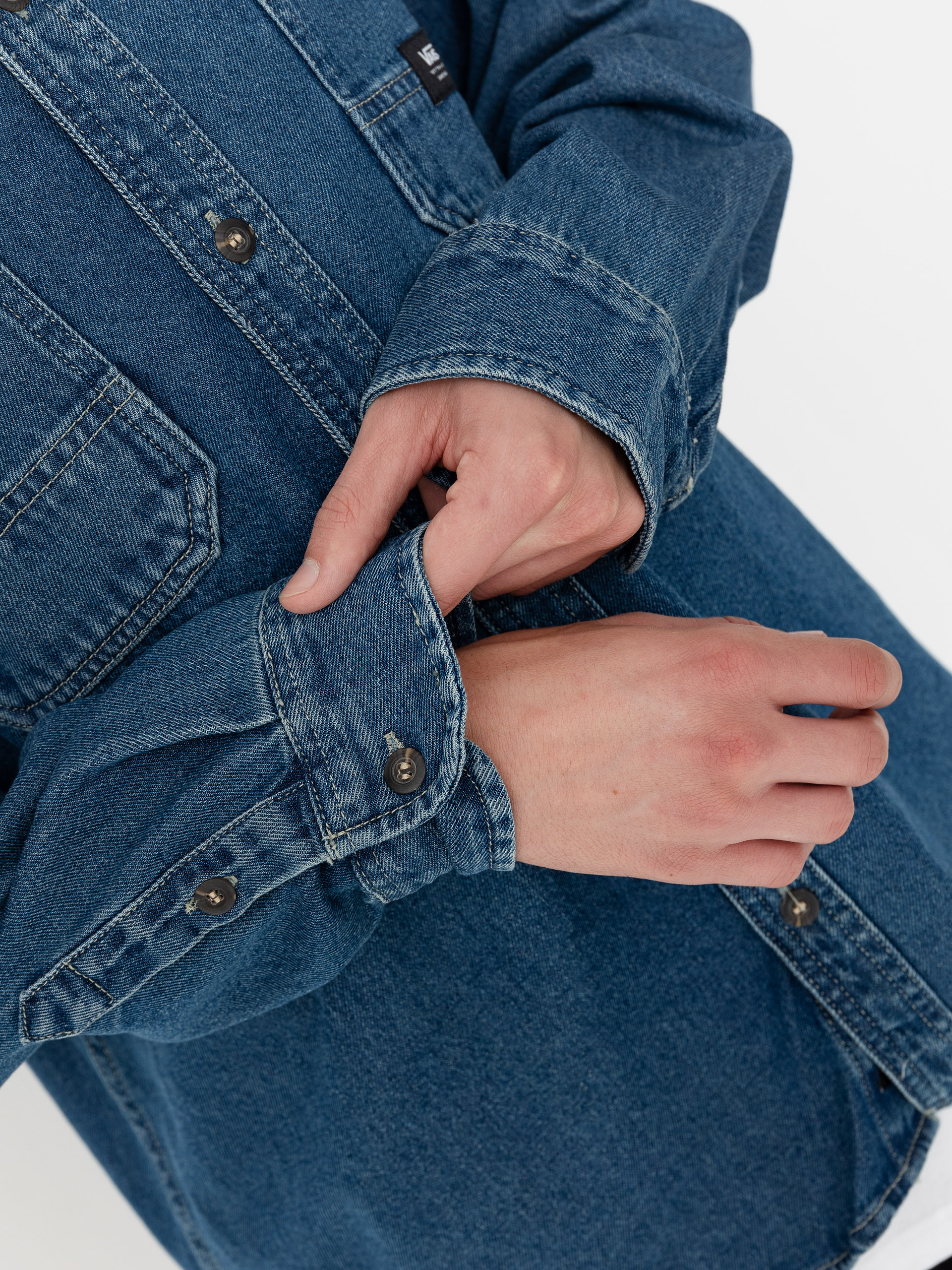 Vans Stevens Denim Hemd (vintage indigo)