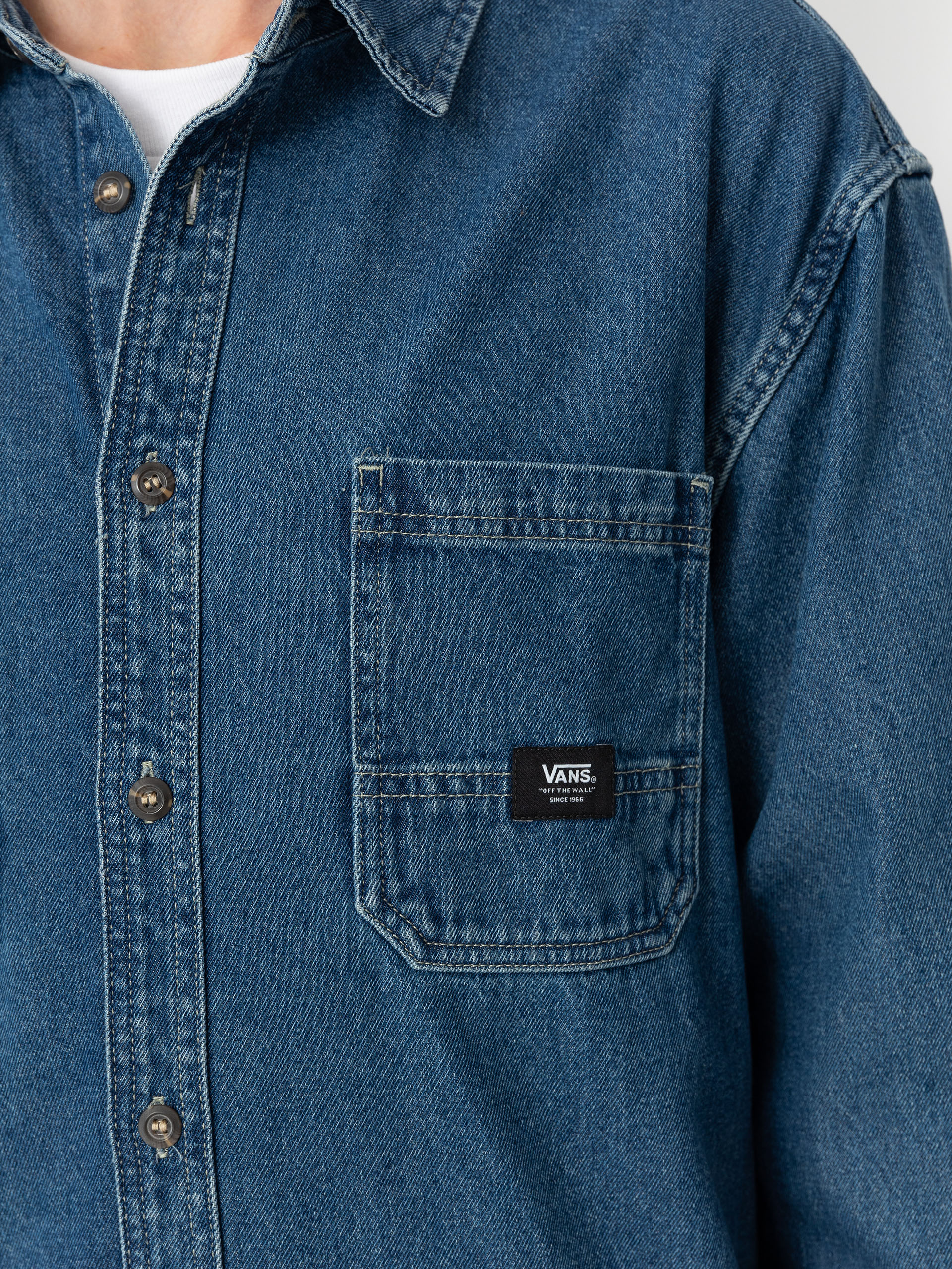 Vans Stevens Denim Hemd (vintage indigo)