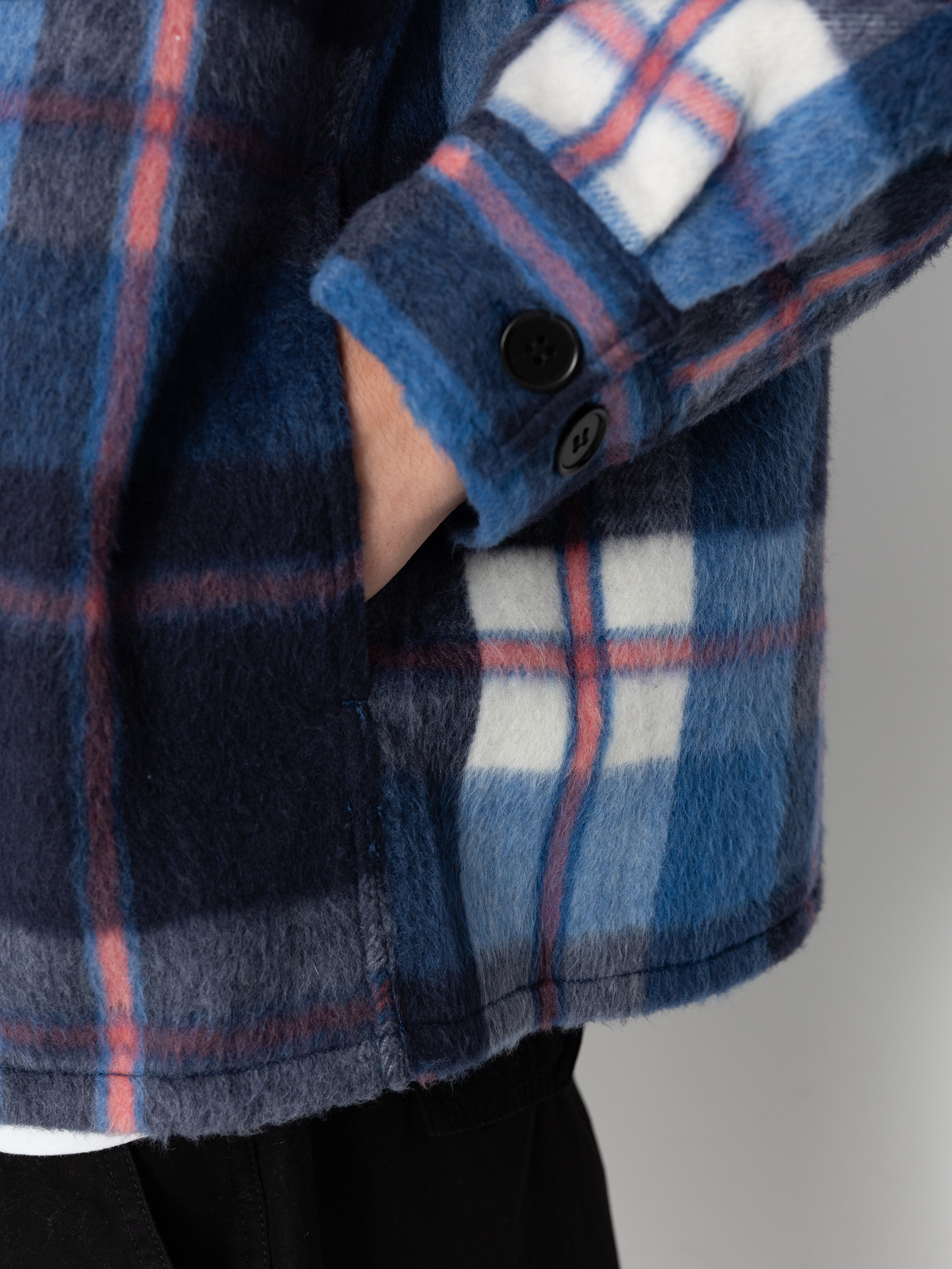 OBEY Stanton Jacket (academy navy multi)