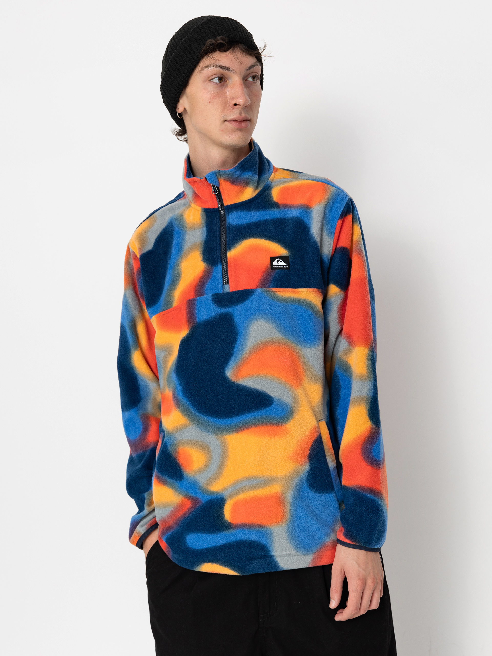 Quiksilver Surf Days 1/2 Zip Fleece Jacke (surf days spray camo)