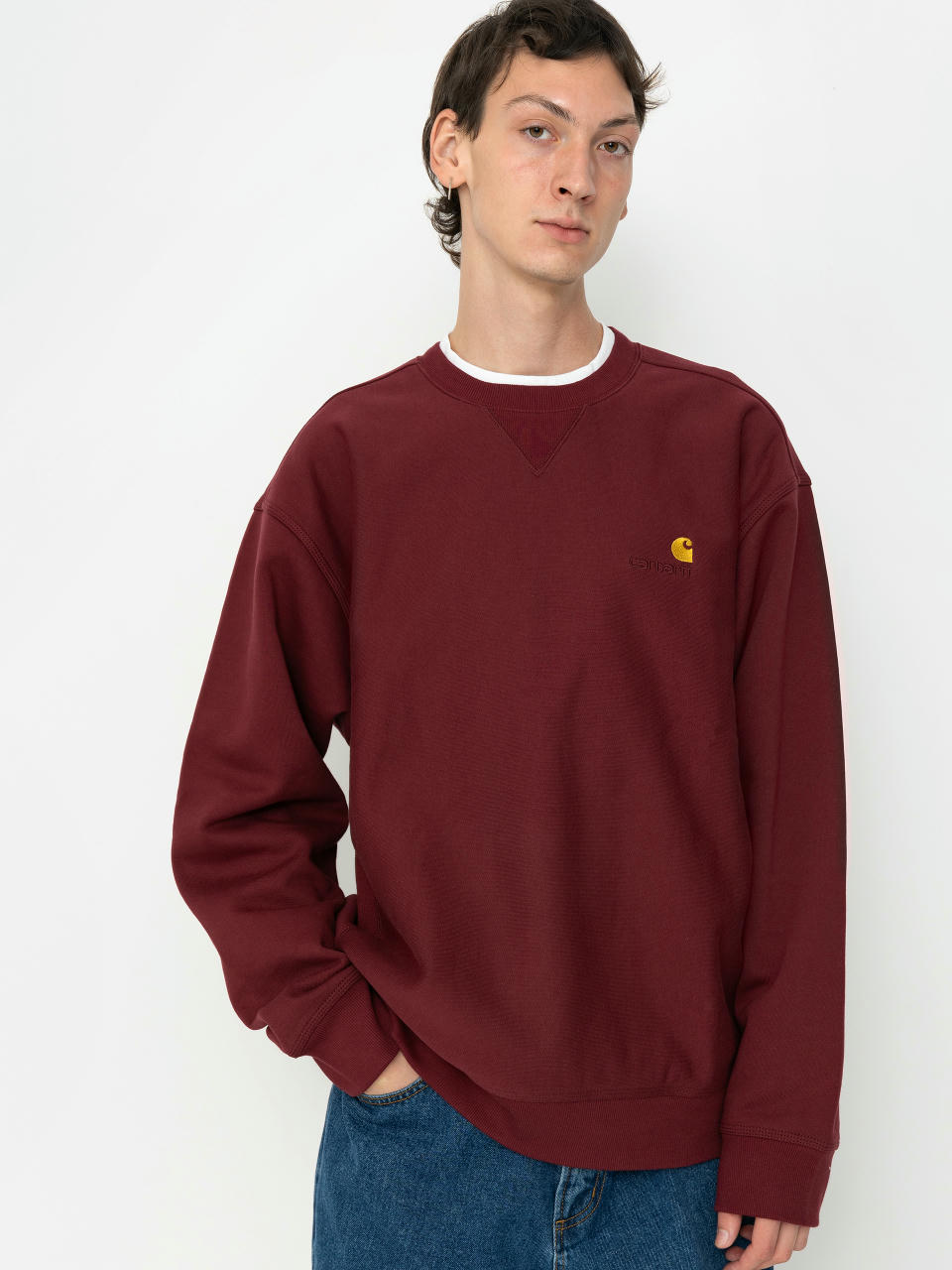 Carhartt WIP Sweatshirt American Script (malbec)