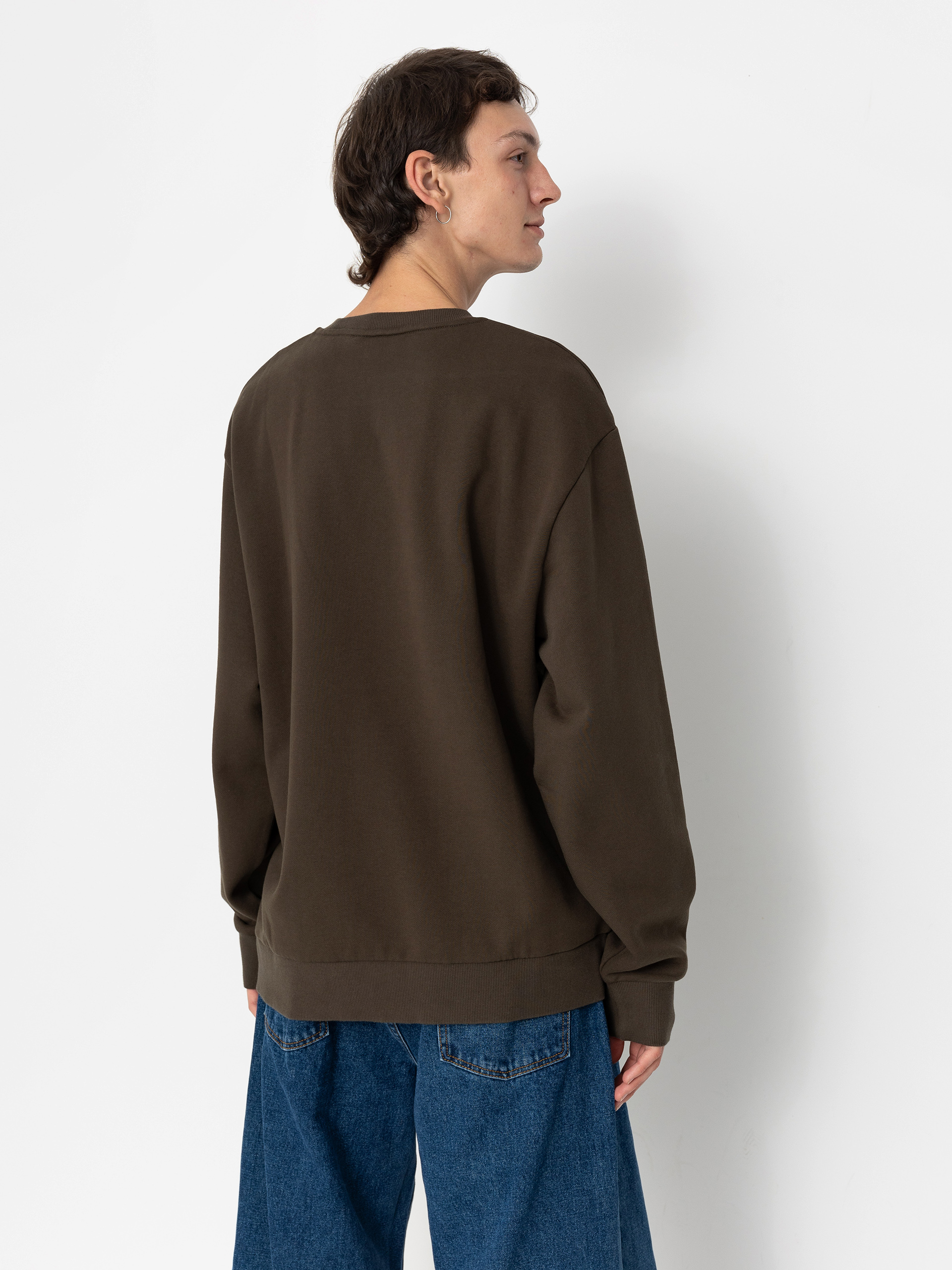 Carhartt WIP Script Embroidery Sweatshirt (cypress/white)