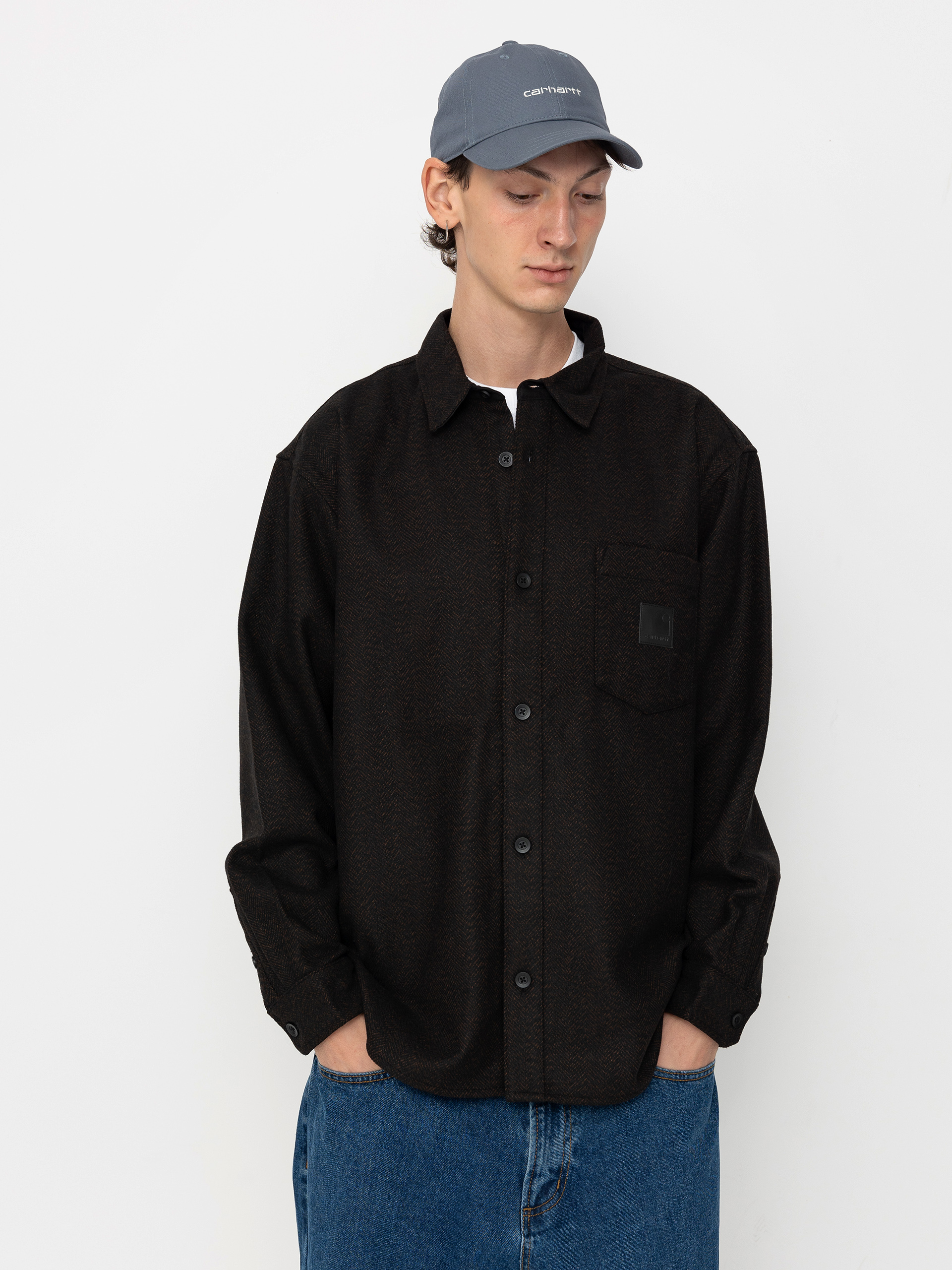 Carhartt WIP Truman Shirt (chocolate/black)