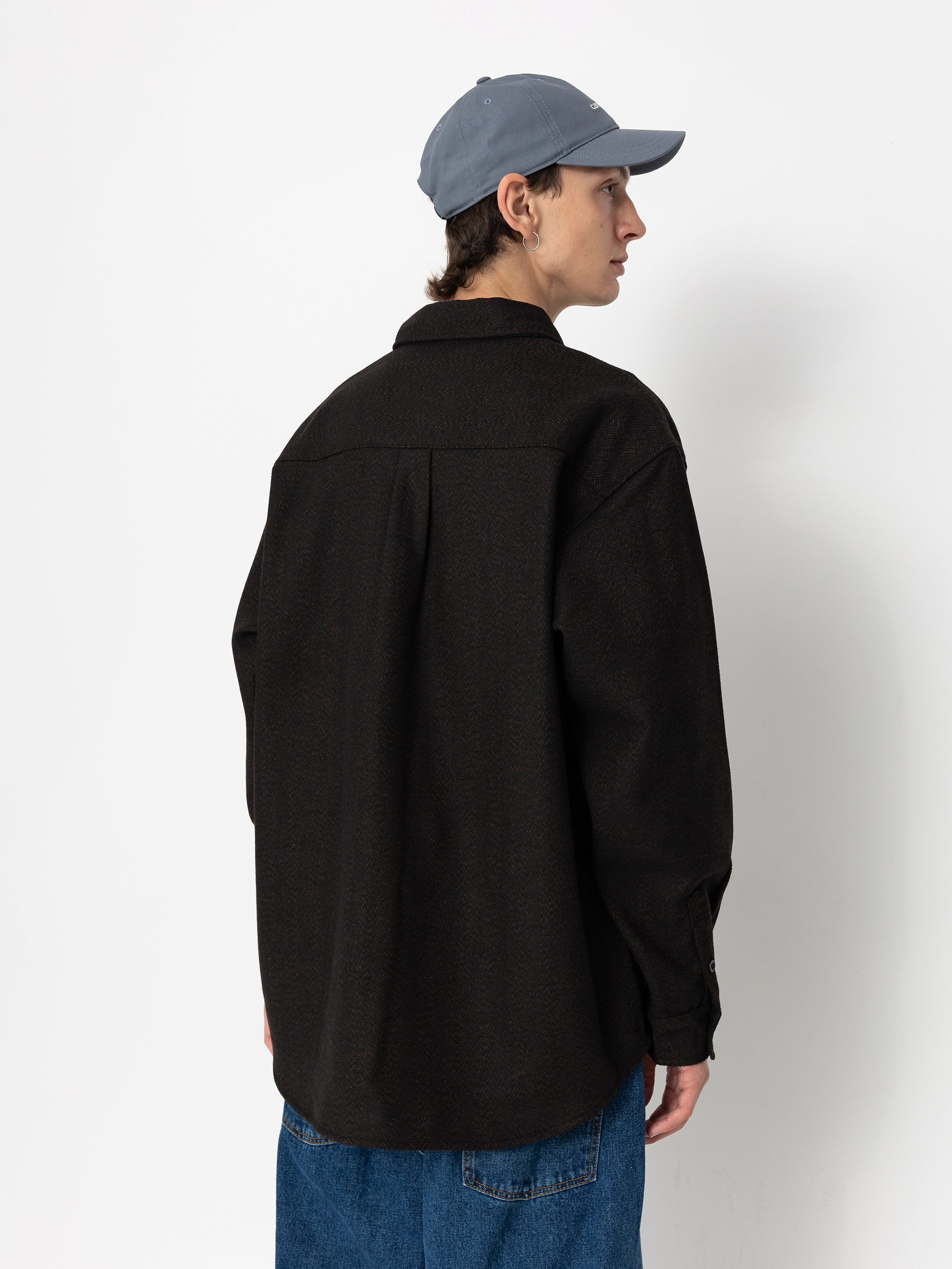トップス carhartt wip l/s truman shirt Carhartt WIP Truman Shirt - brown (chocolate/black)