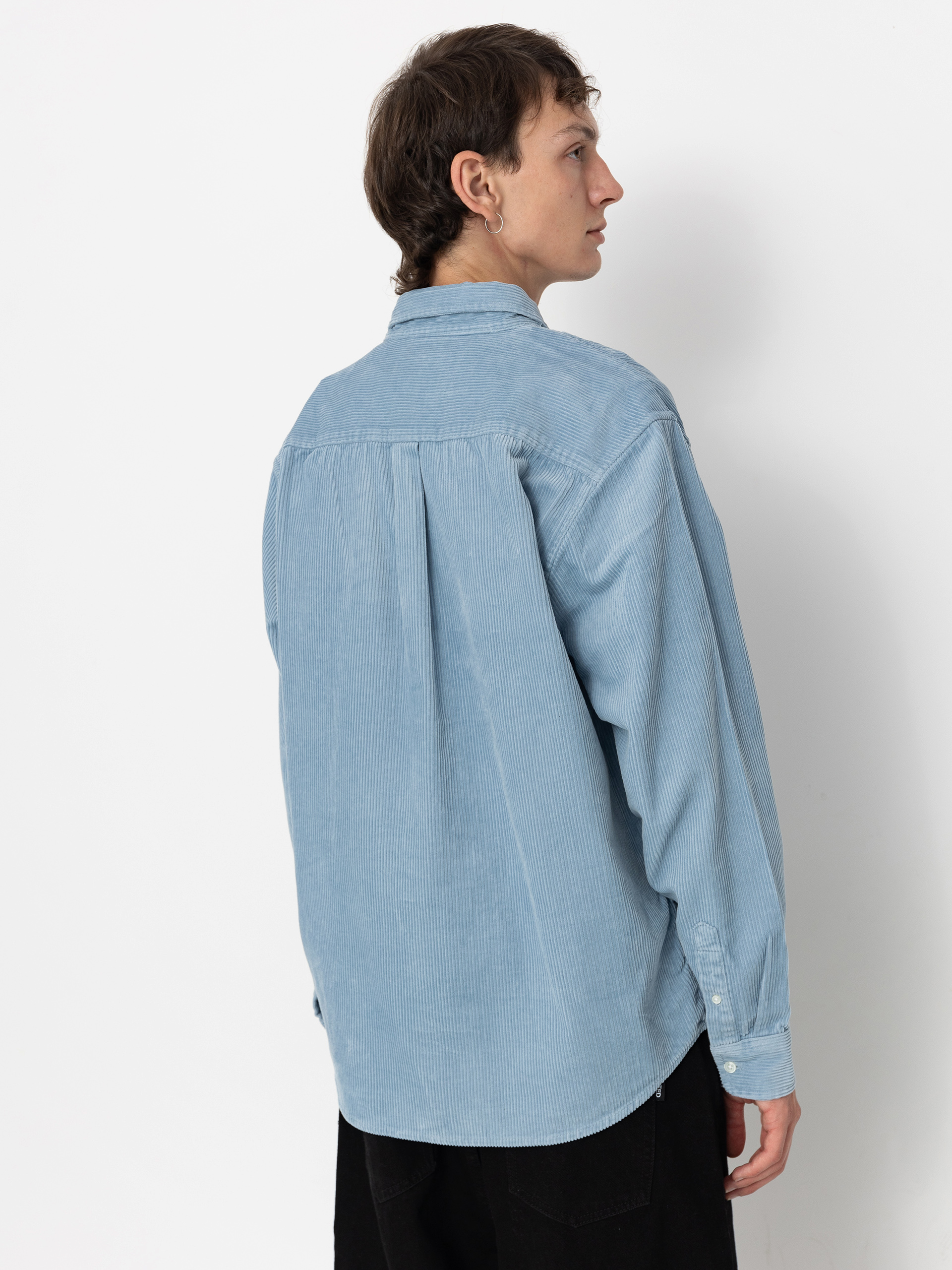 Carhartt WIP Madison Cord Hemd (dusty ice/wax)