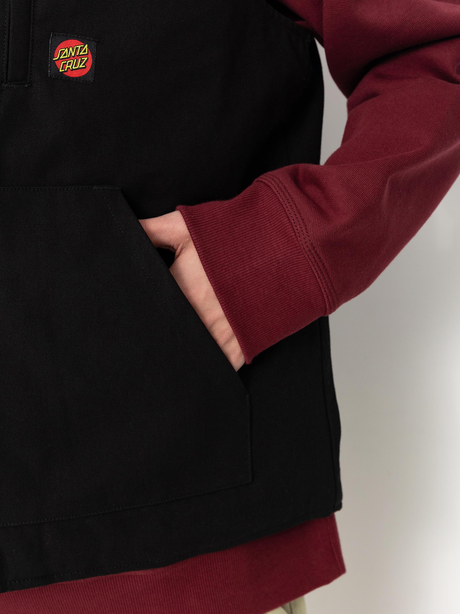 Santa Cruz Classic Label Vest Jacke (black)