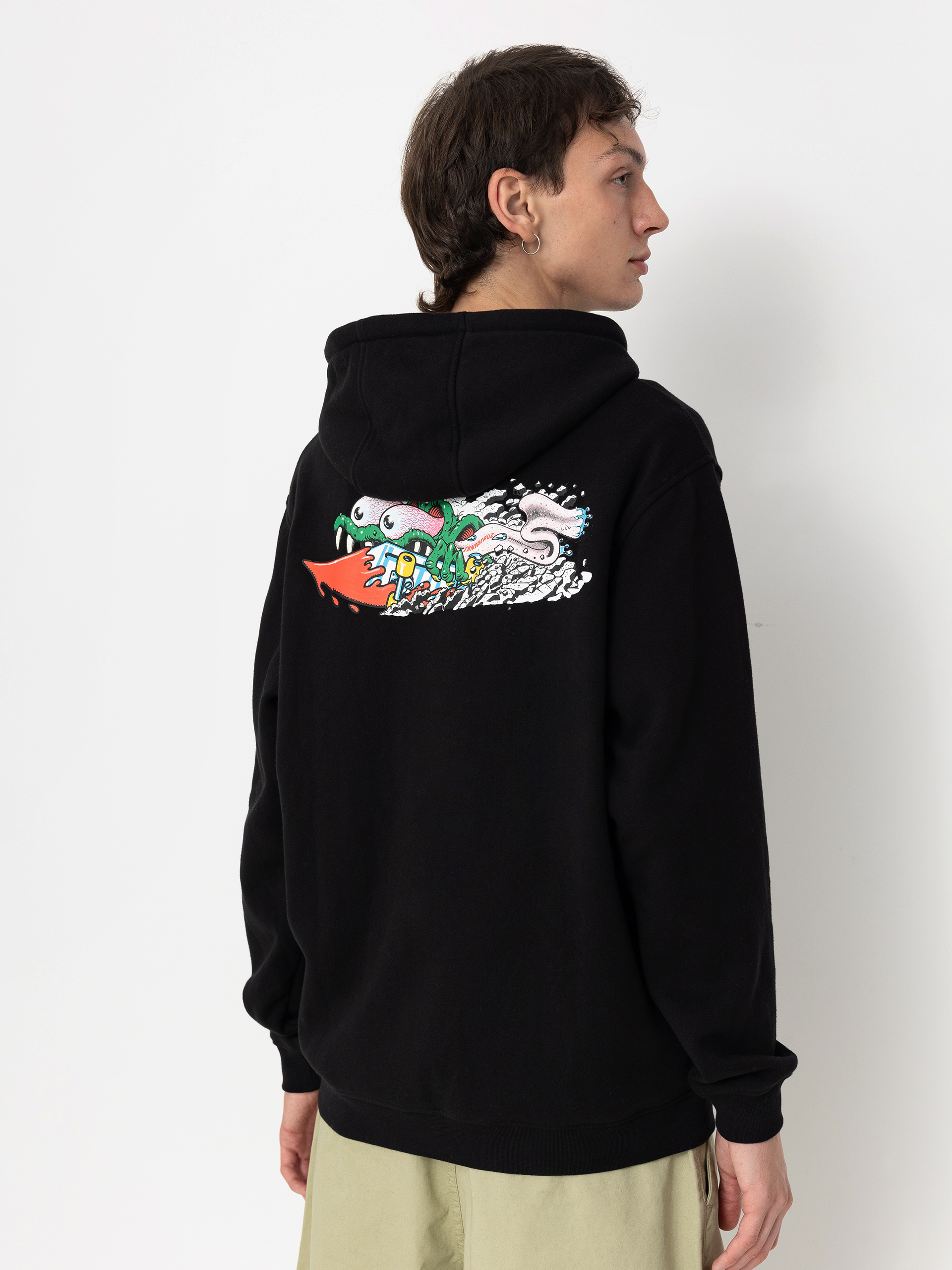 Santa Cruz Meek Concrete Slasher Sweatshirt (black)