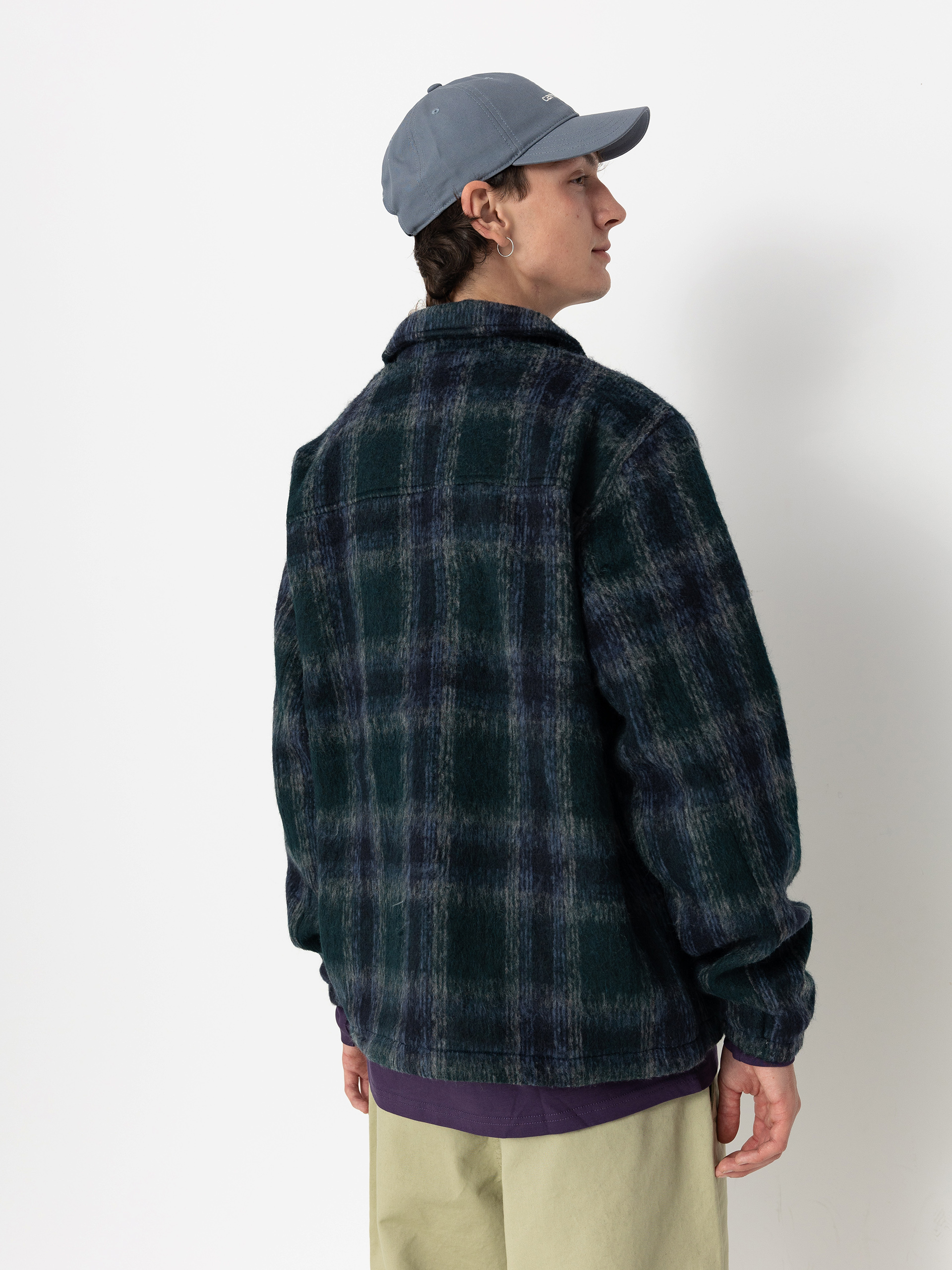 Santa Cruz Hideout Jacke (navy/blue/grey check)