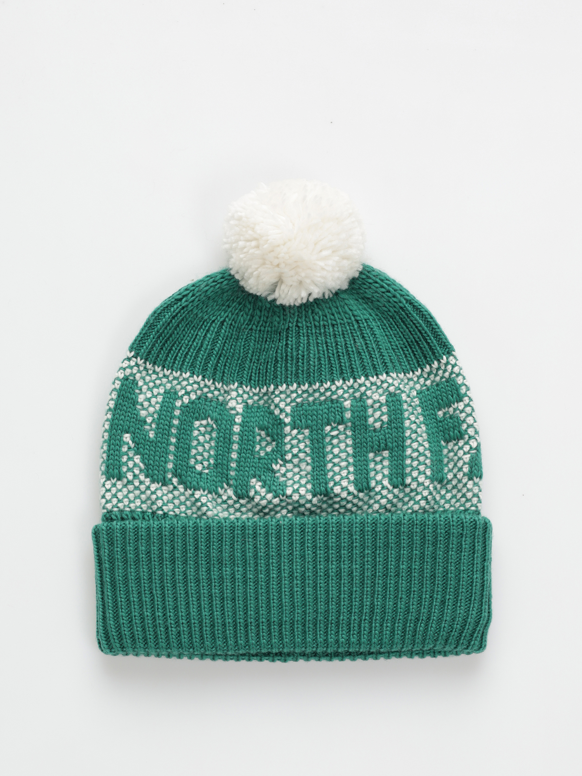 The North Face Retro Cabin Beanie (evergreen/white dune)