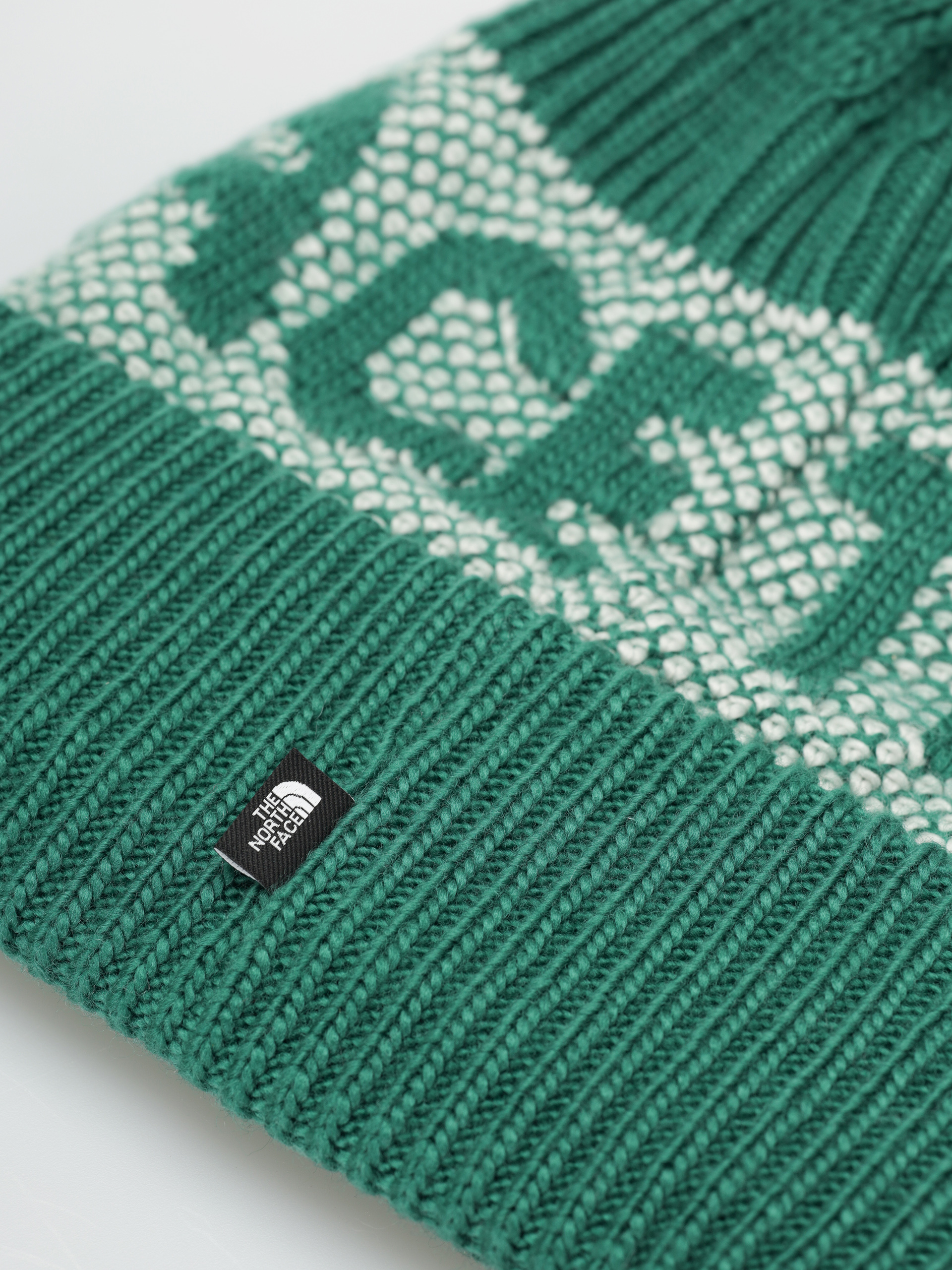 The North Face Retro Cabin Mütze (evergreen/white dune)