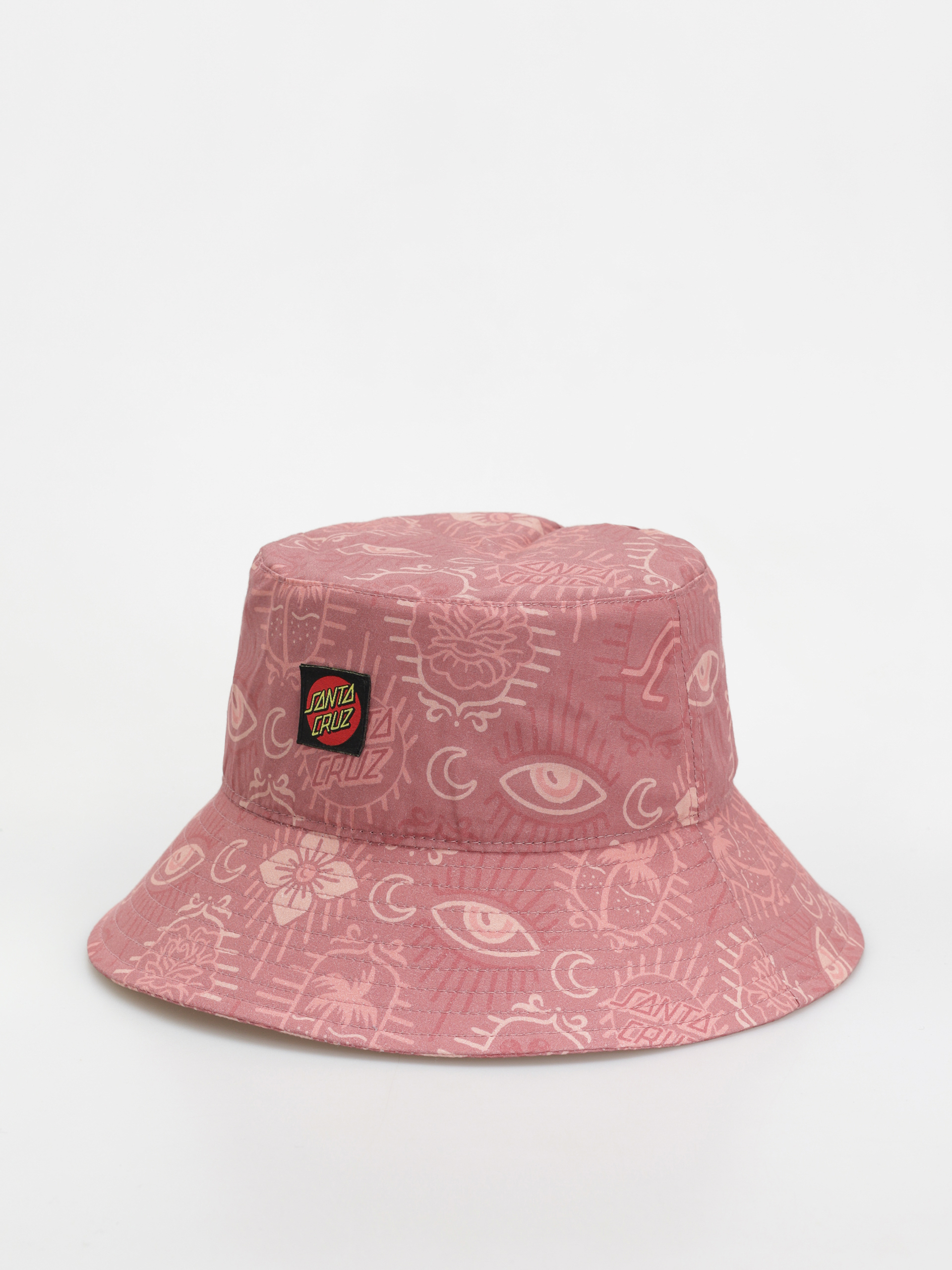 Santa Cruz Classic Tie Bucket Hat Hat Wmn (red patchwork)