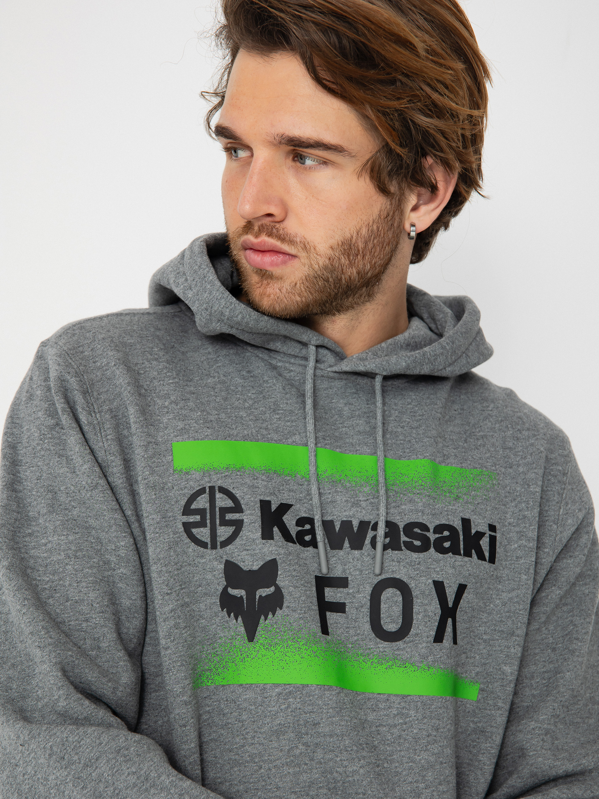 Fox X Kawasaki HD Hoodie (heather graph)