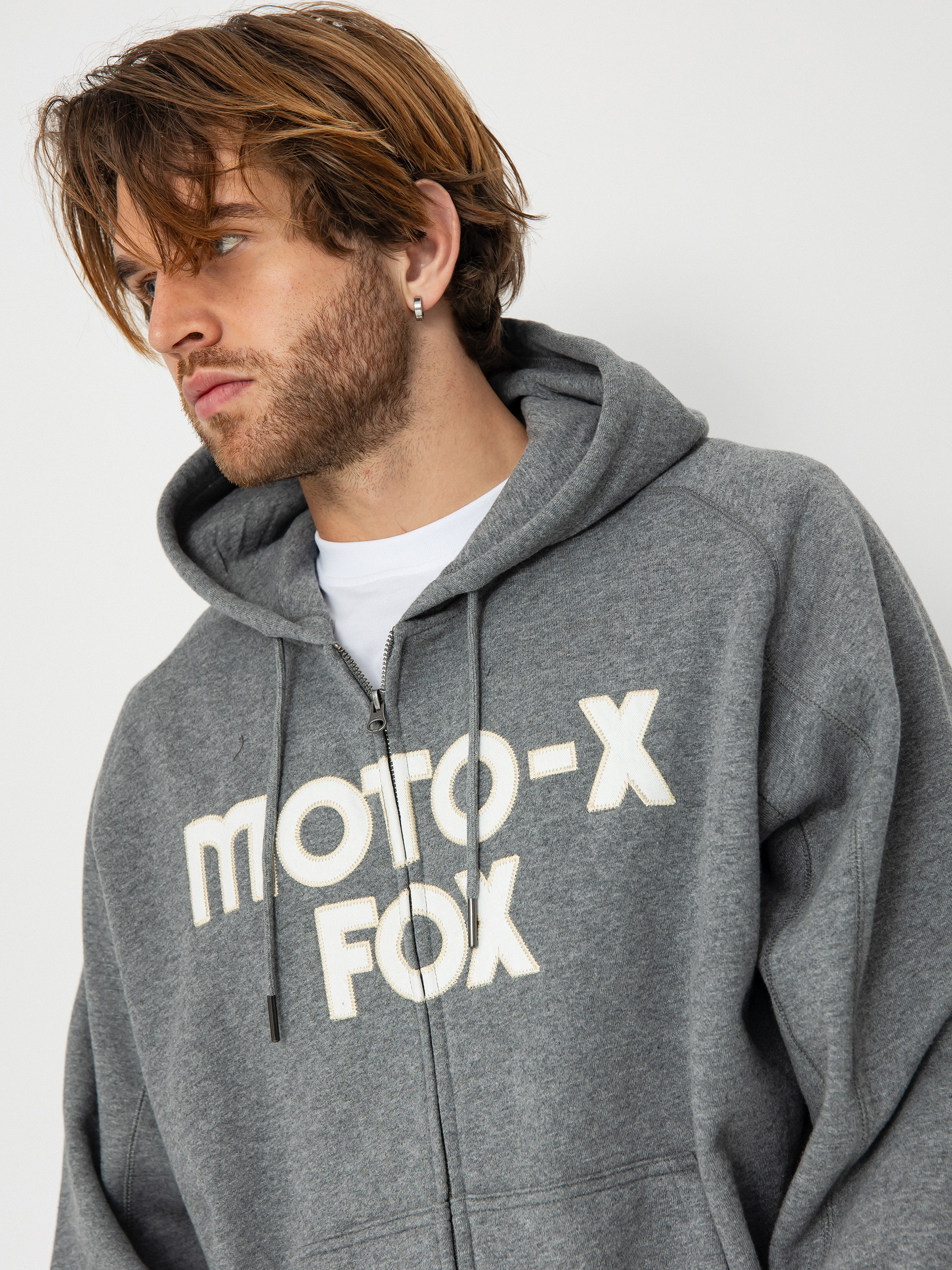 Fox Moto X ZHD Hoodie grey heather graph