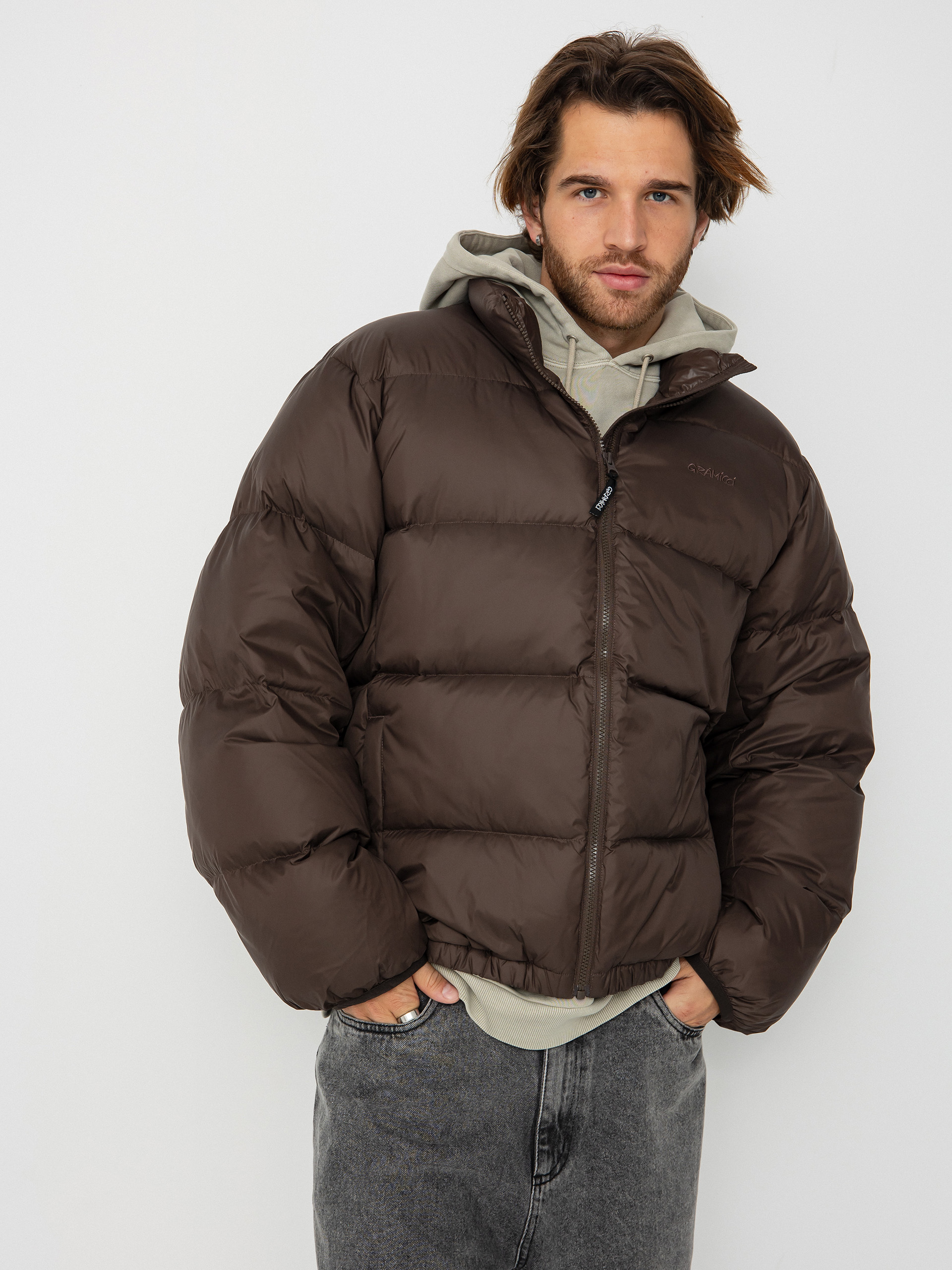 Gramicci Jacket Down Puffer brown (dark brown)