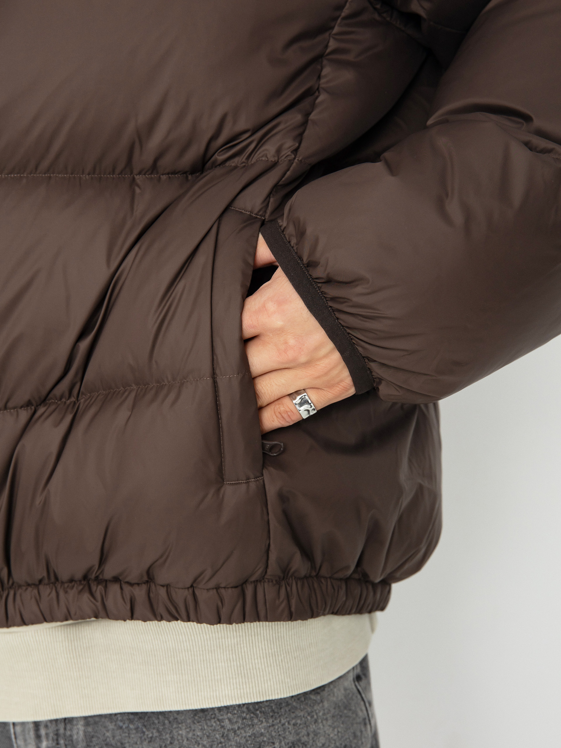 Gramicci Jacke Down Puffer (dark brown)