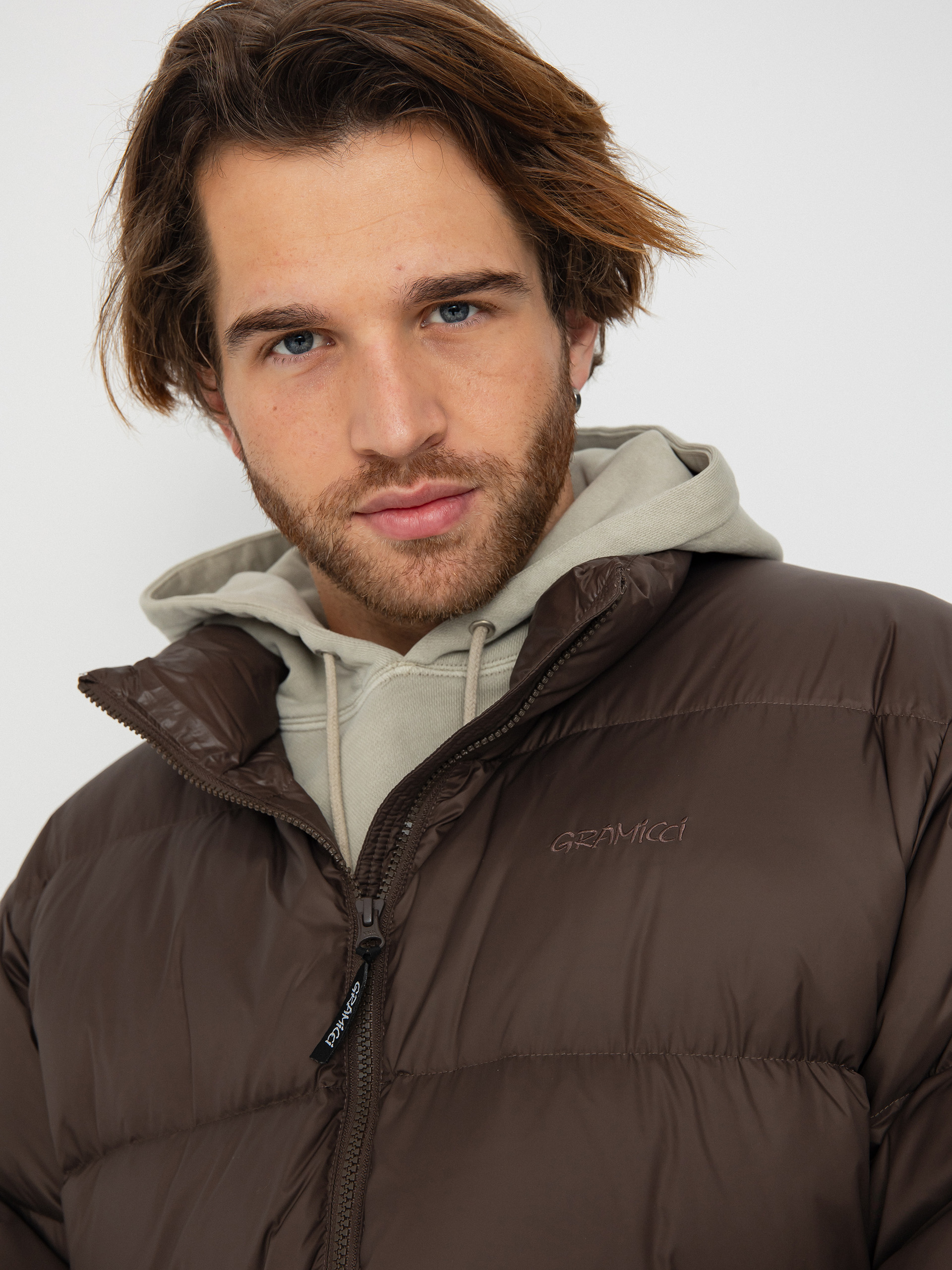 Gramicci Jacke Down Puffer (dark brown)