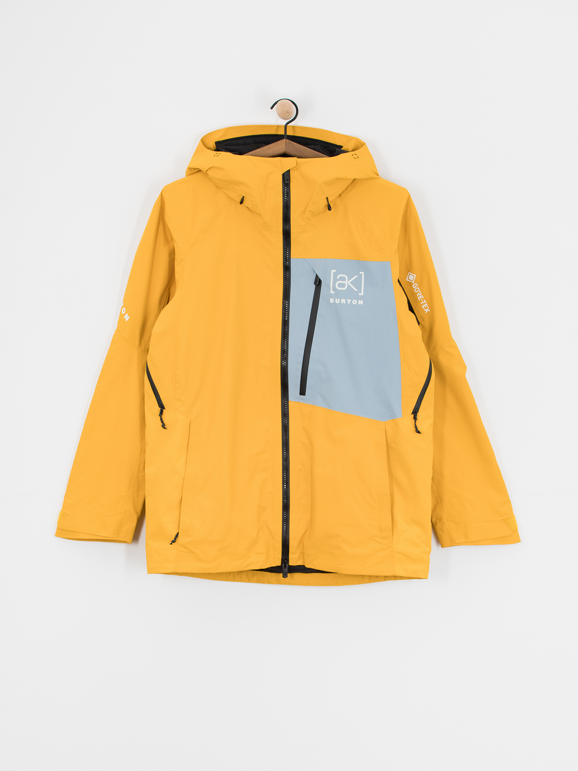 Mens Burton Snowboard jacket Ak Gore Tex Cyclic (goldenrod/dusty blue)