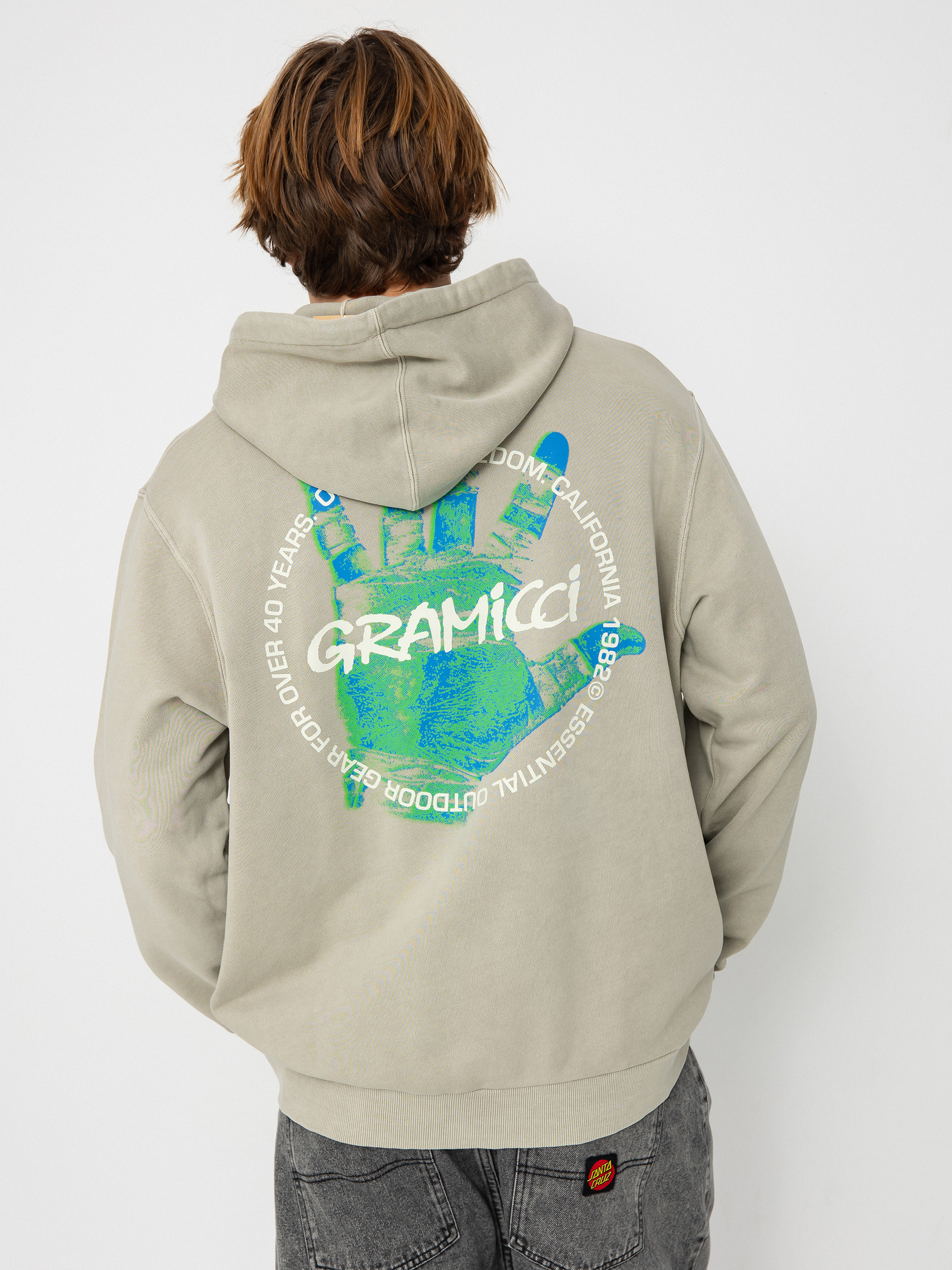 Gramicci Hoodie Climber'S Hand HD - beige (pigment oat)