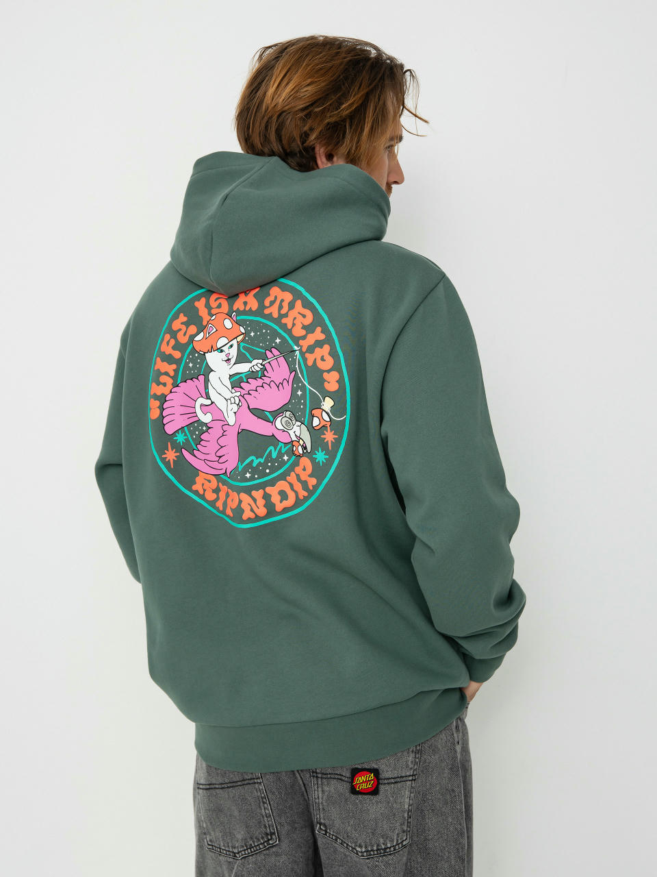 RipNDip Hoodie Take A Trip HD (alpine green)