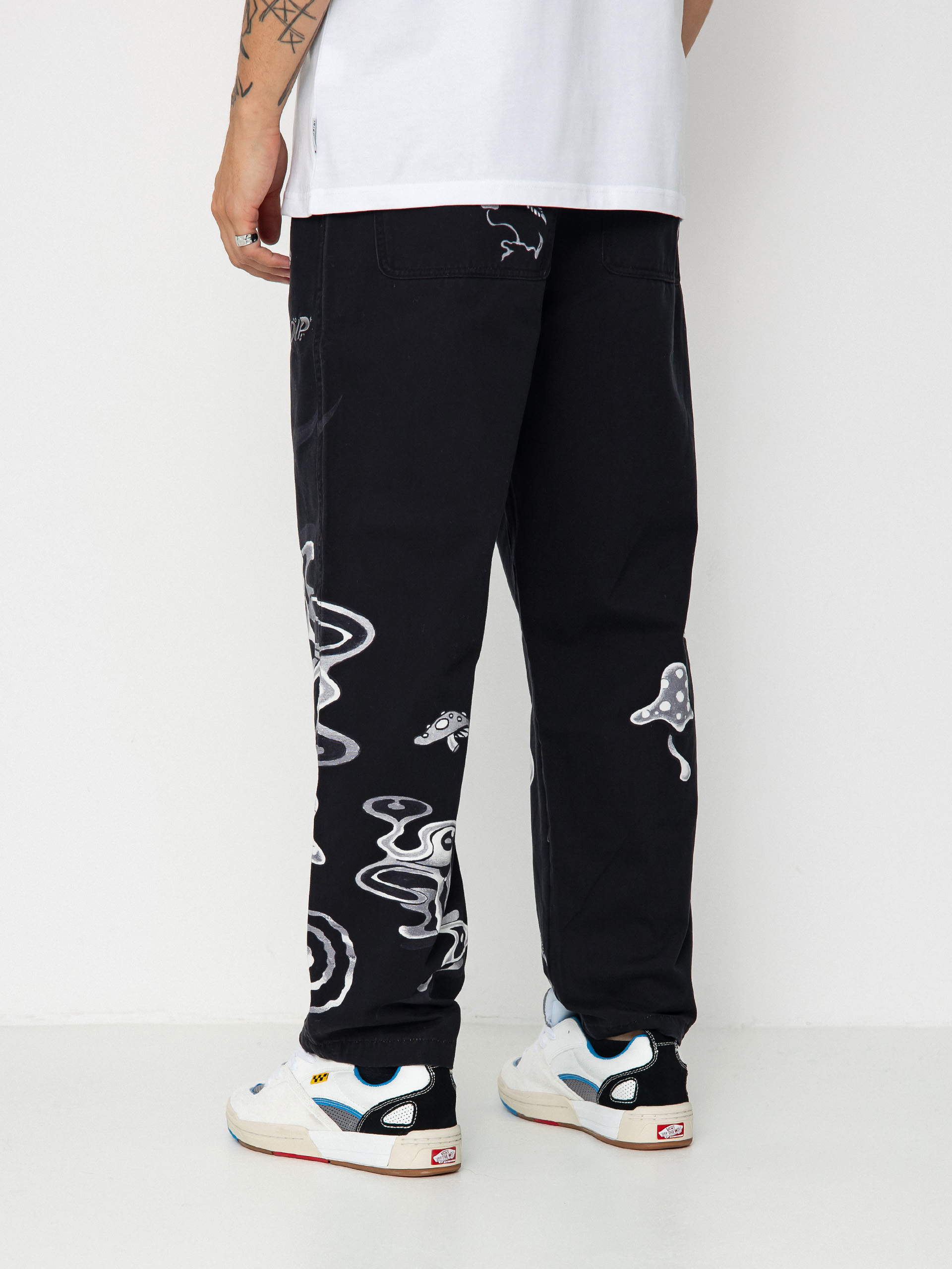 RipNDip Pants Space Walk - black (multi) RADIANT snapzip workpants