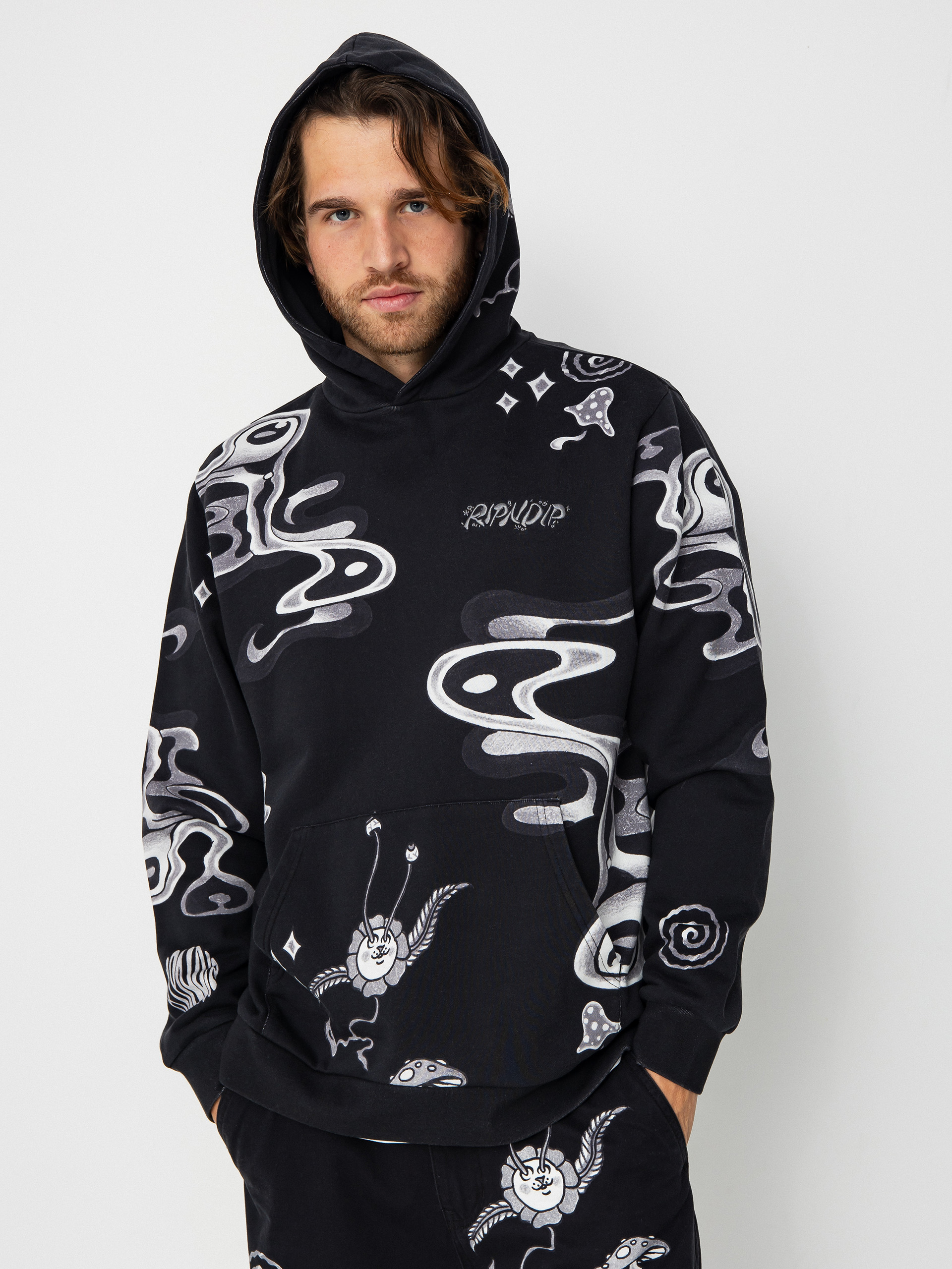 RipNDip Hoodie Space Walk HD black (black)