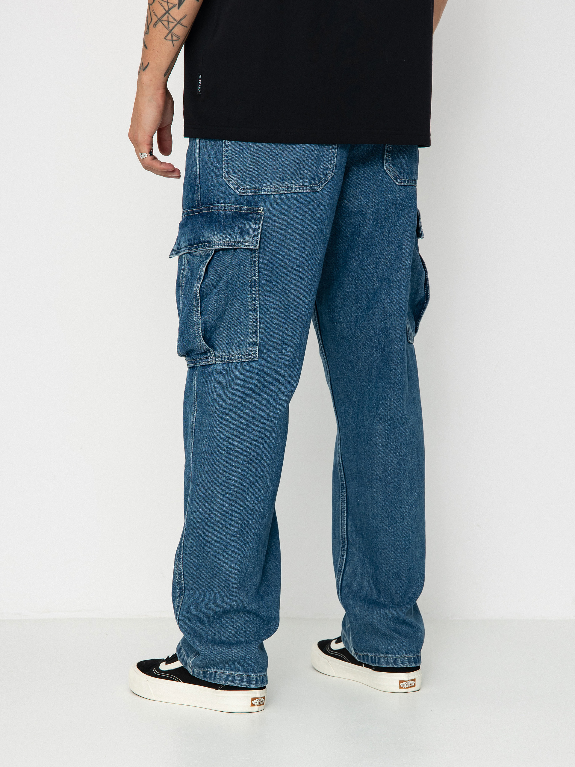 Vans Service Cargo Loose Denim Hose (vintage indigo)