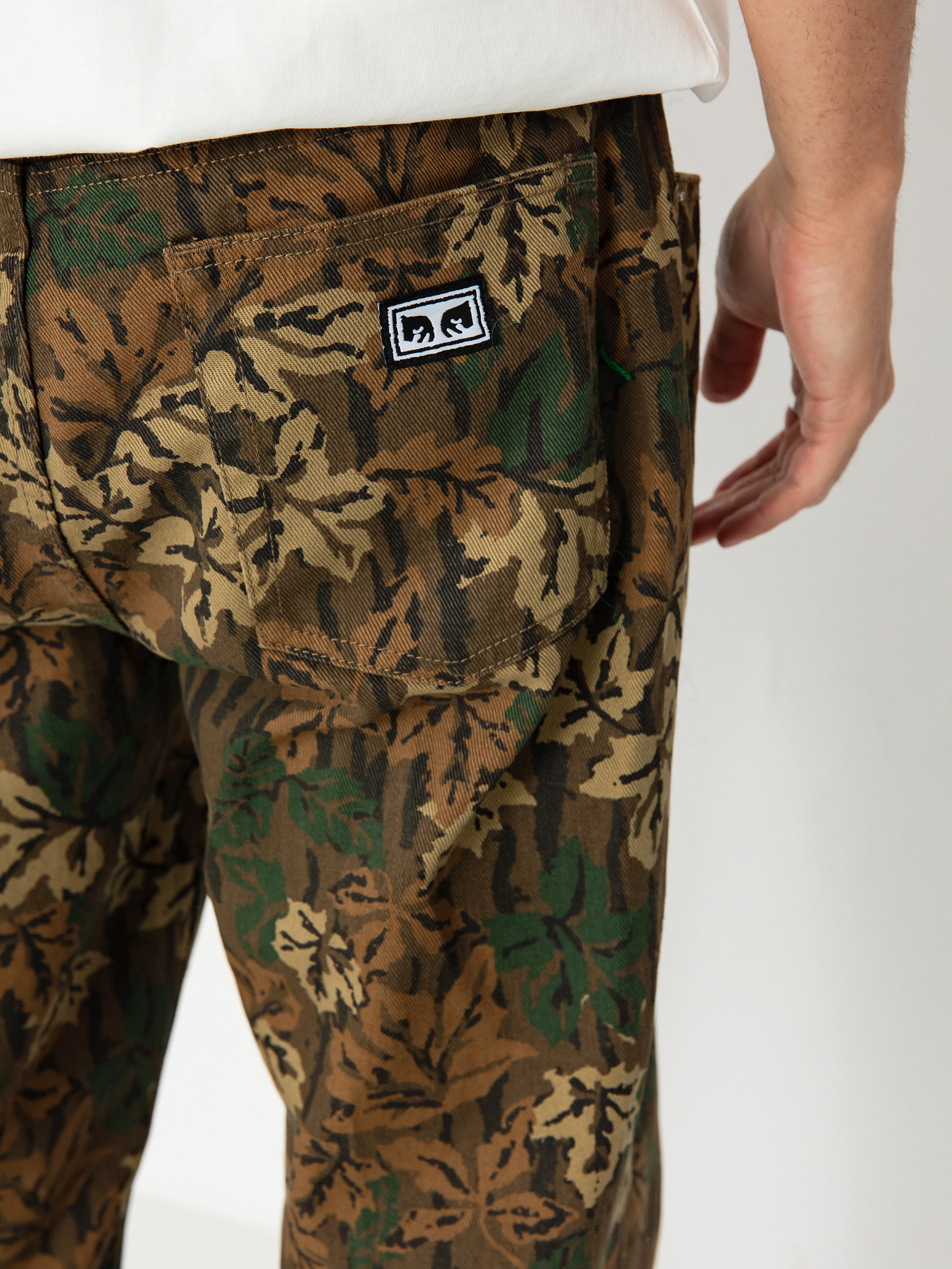 OBEY Hardwork Printed Denim Hose (mulled basil multi)