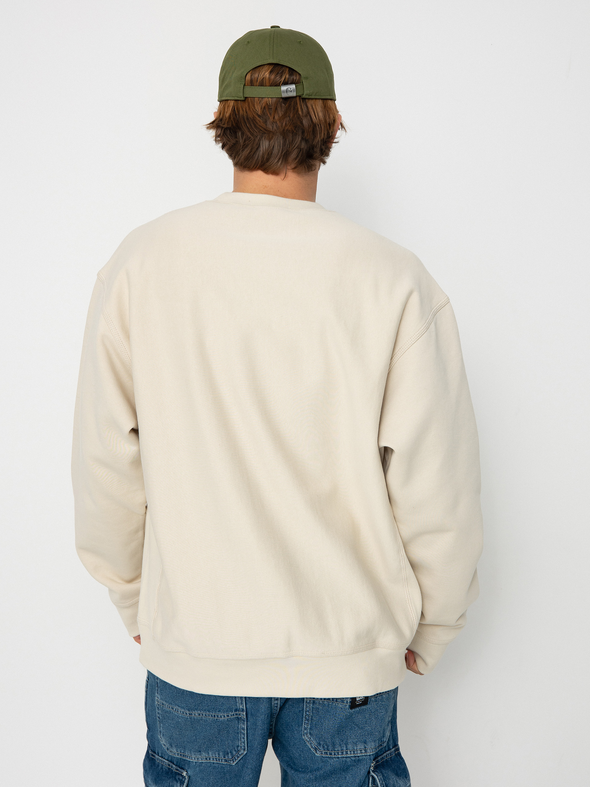 Carhartt WIP American Script Sweatshirt (moonbeam)