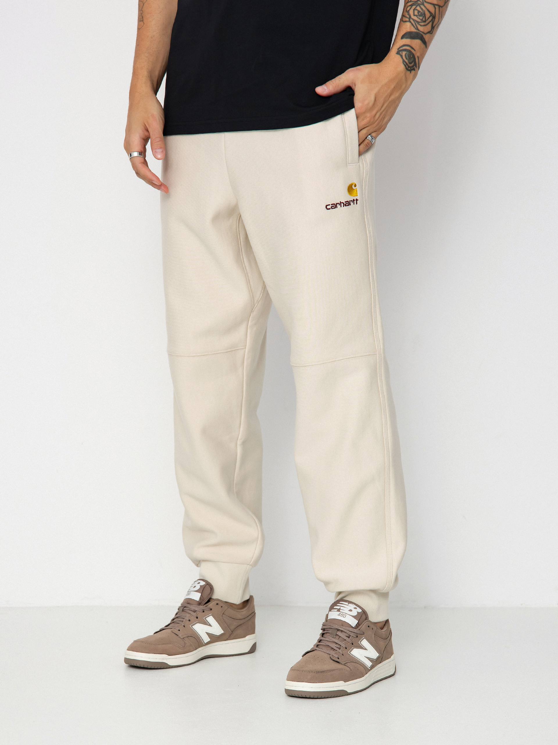 Carhartt WIP American Script Jogging Hose (moonbeam)