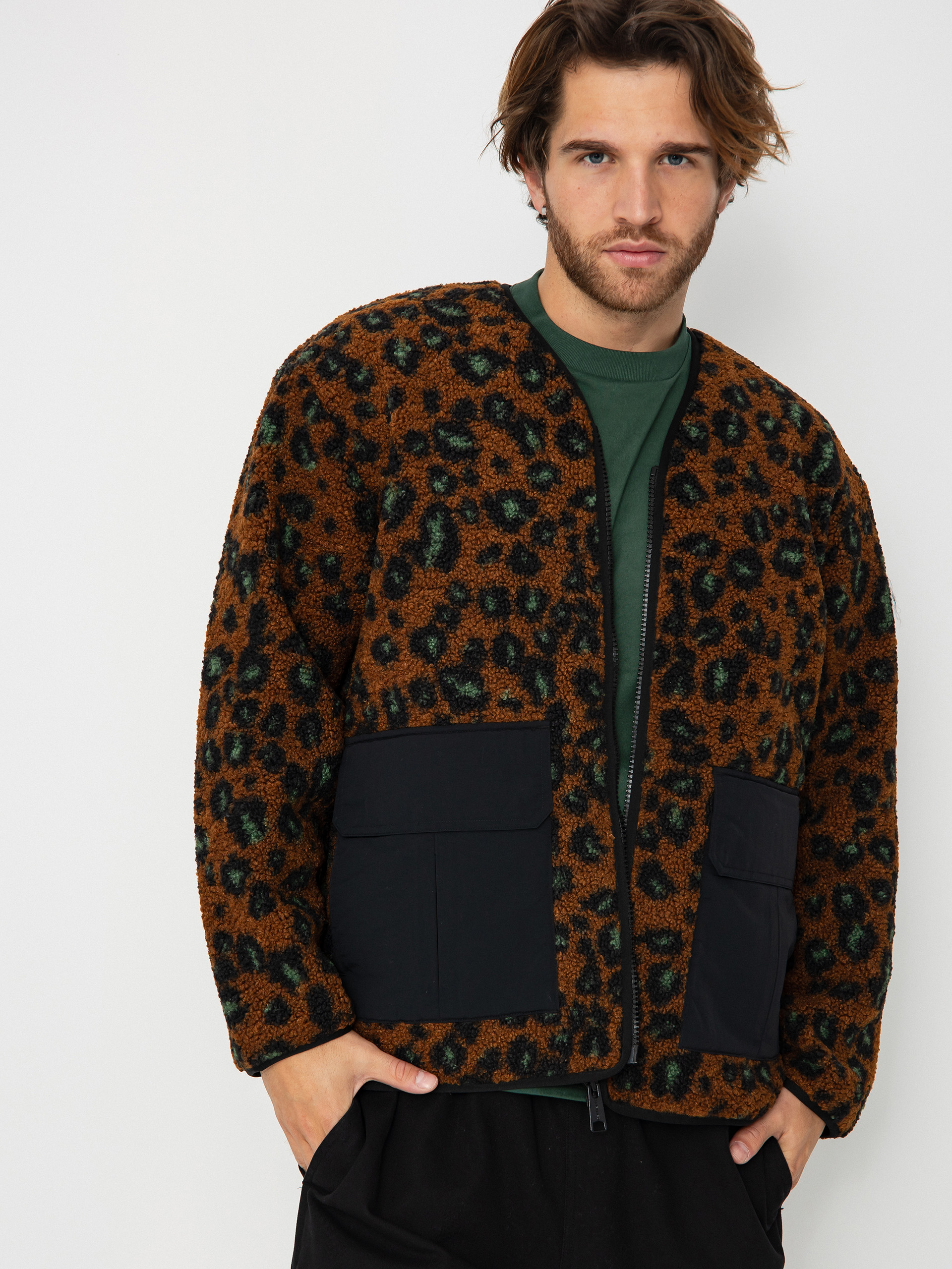 Carhartt WIP Jacke Devin Liner (camo leo jacquard/tamarind/black)