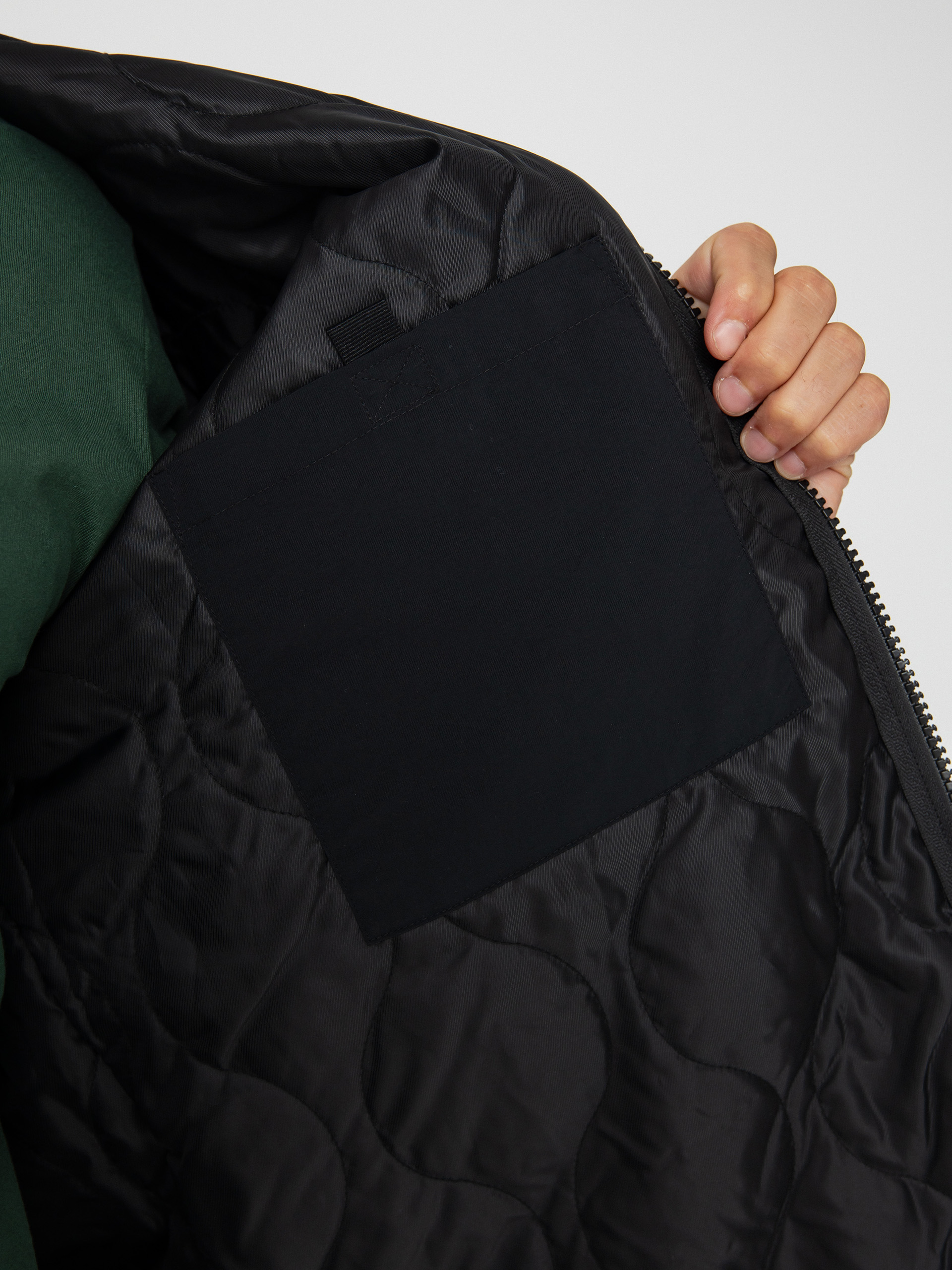 Carhartt WIP Jacke Devin Liner (camo leo jacquard/tamarind/black)