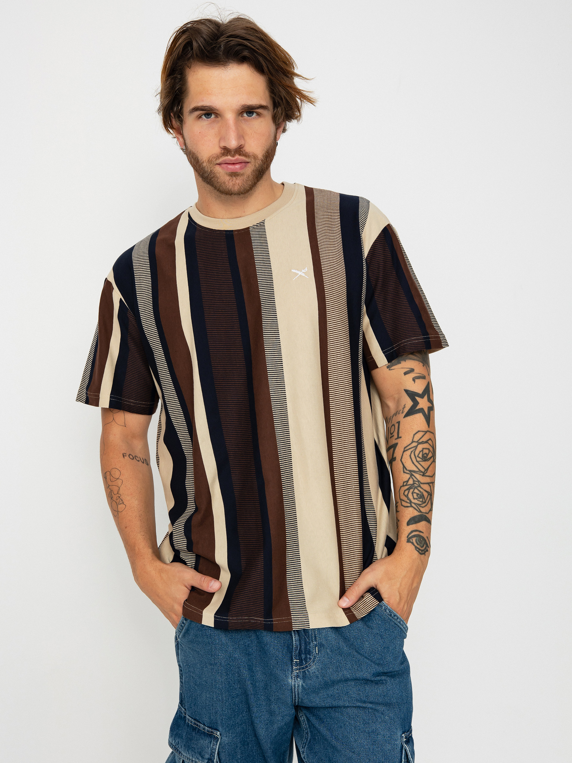 Iriedaily Lukas T-Shirt (navy brown)