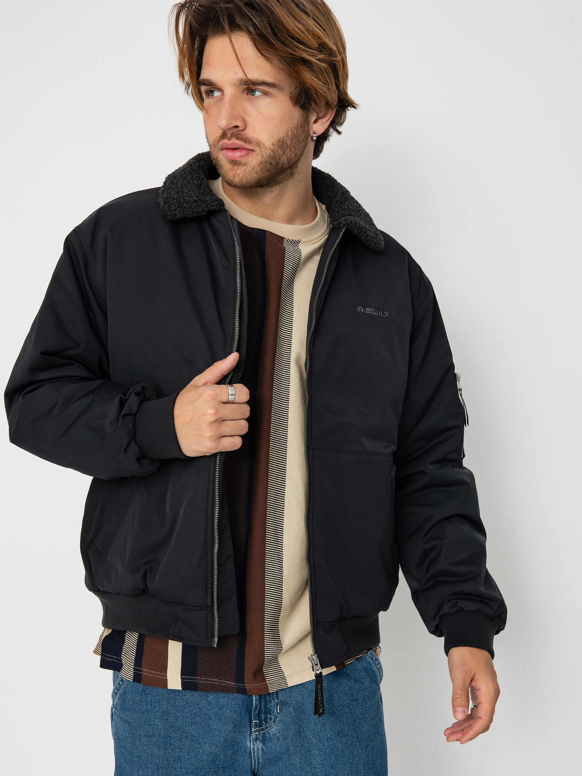 Iriedaily U Rope Pilot Jacket black black