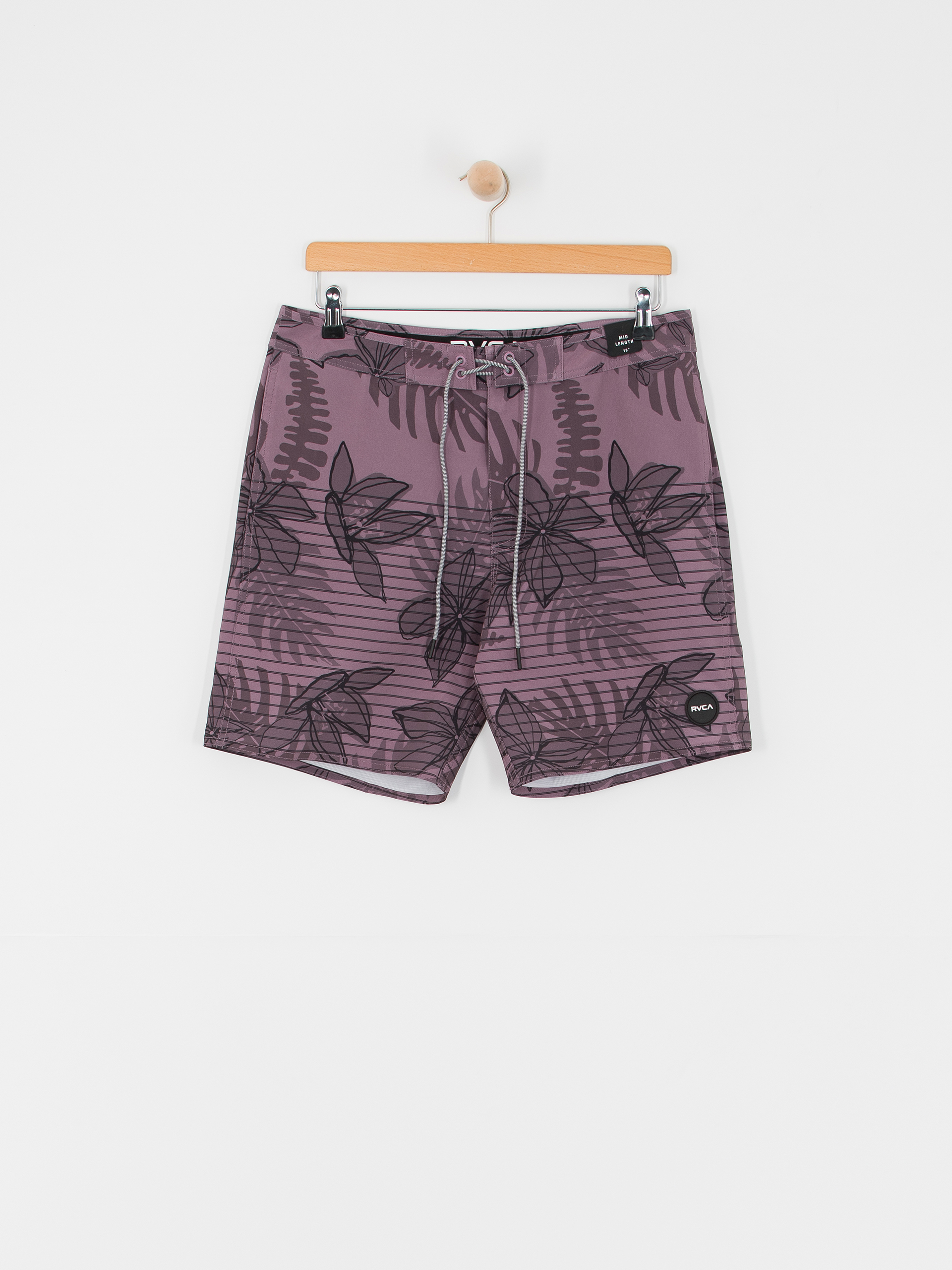 RVCA Curren Trunk Boardshorts (lavender floral)