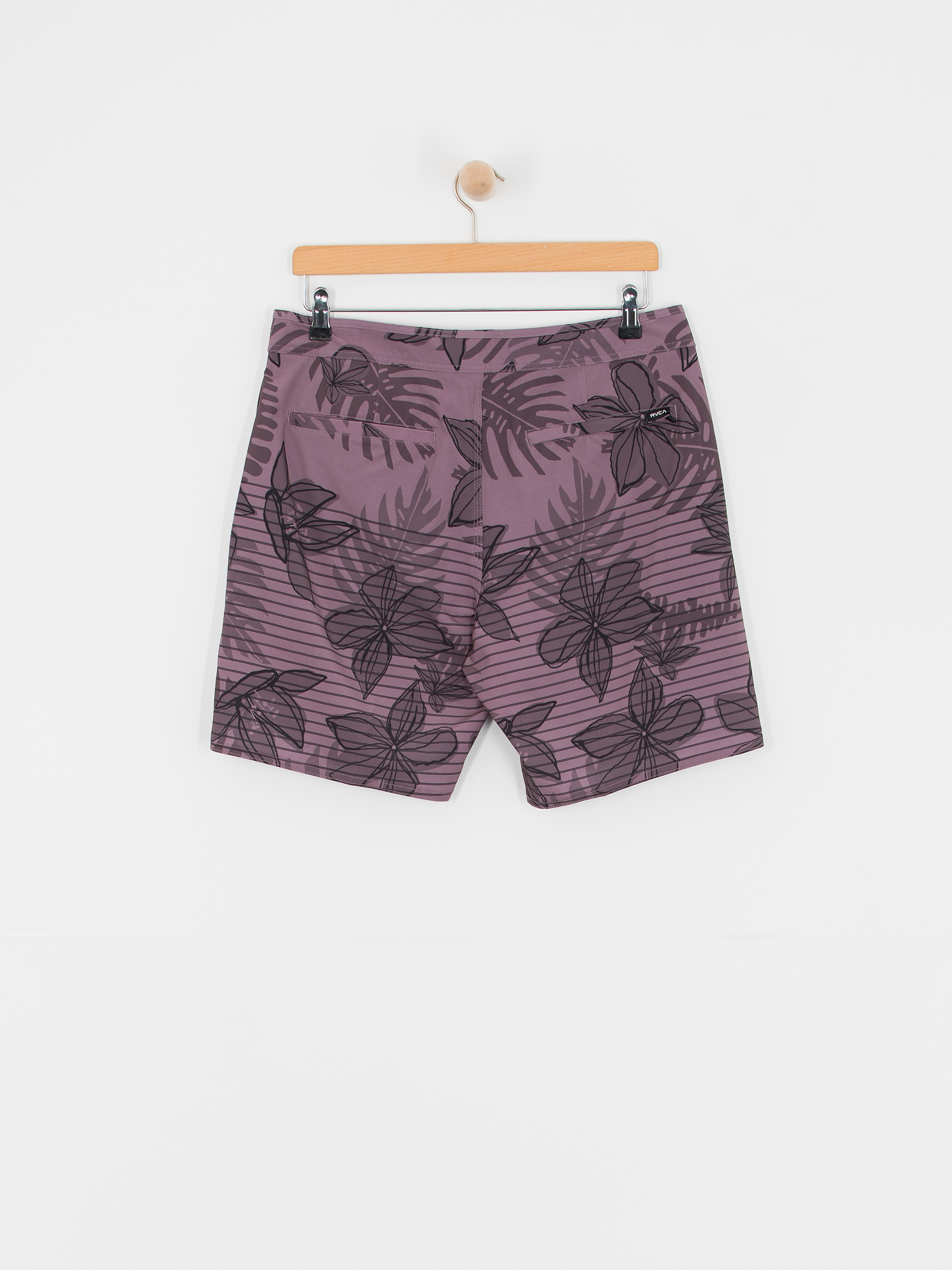 RVCA Curren Trunk Boardshorts (lavender floral)