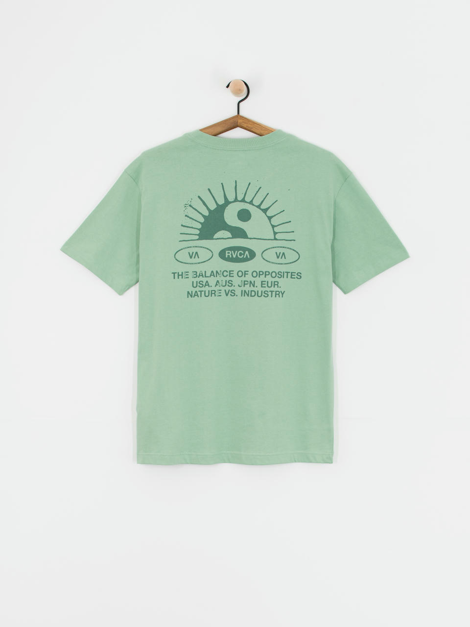 RVCA Balance Rise T-shirt (green haze)