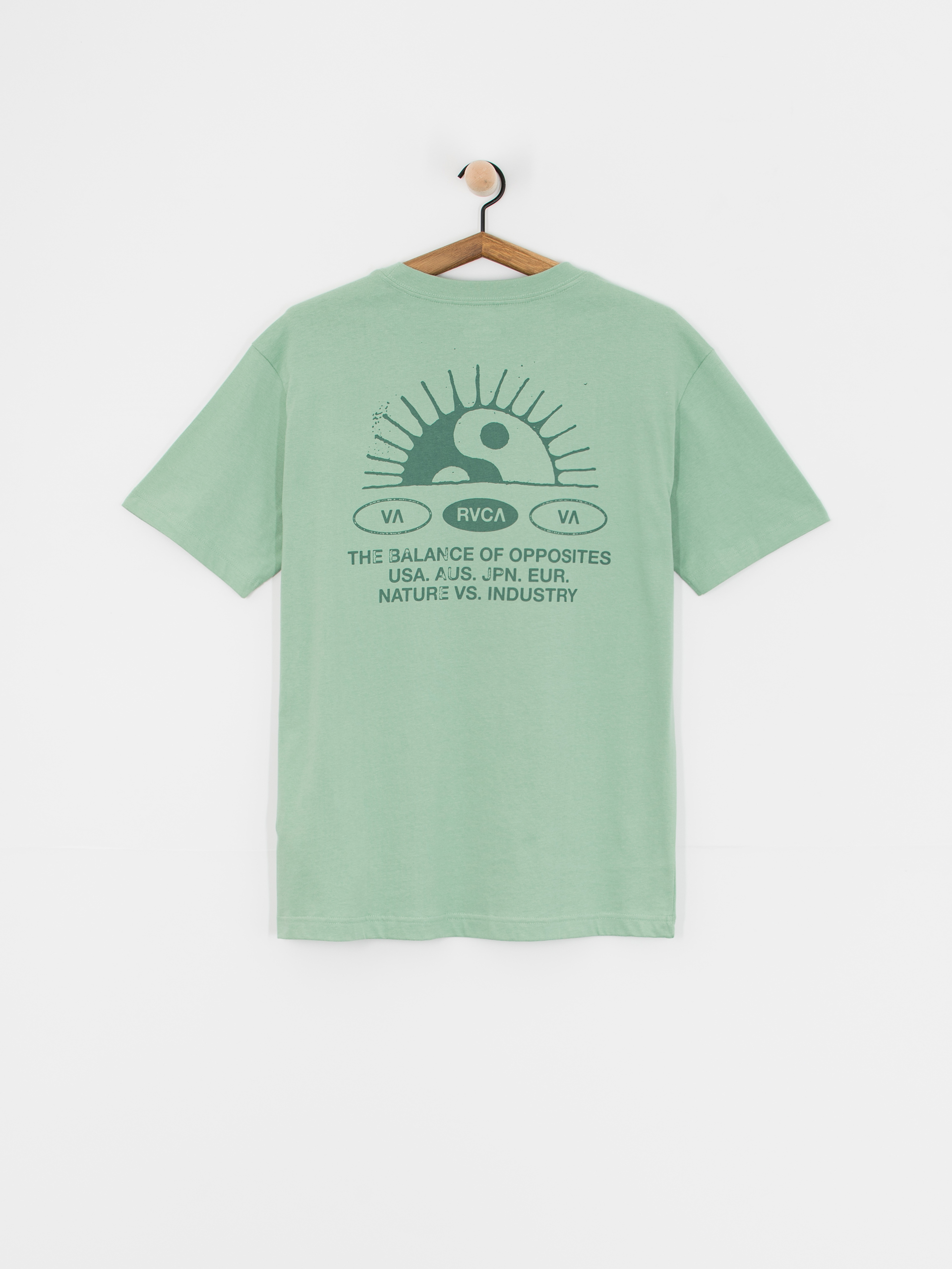 RVCA Balance Rise T-shirt (green haze)