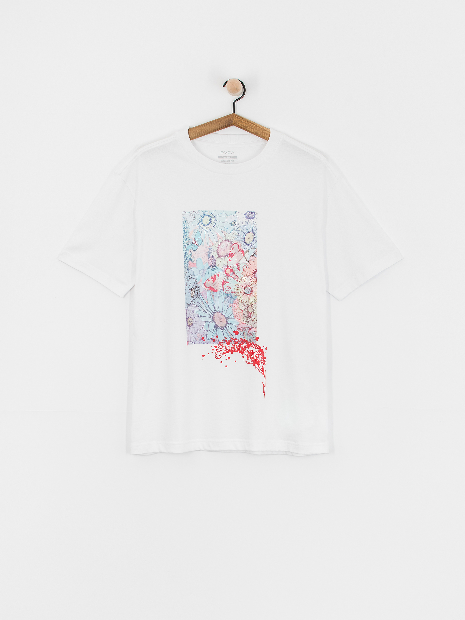 RVCA Sage Floral T-shirt (white)