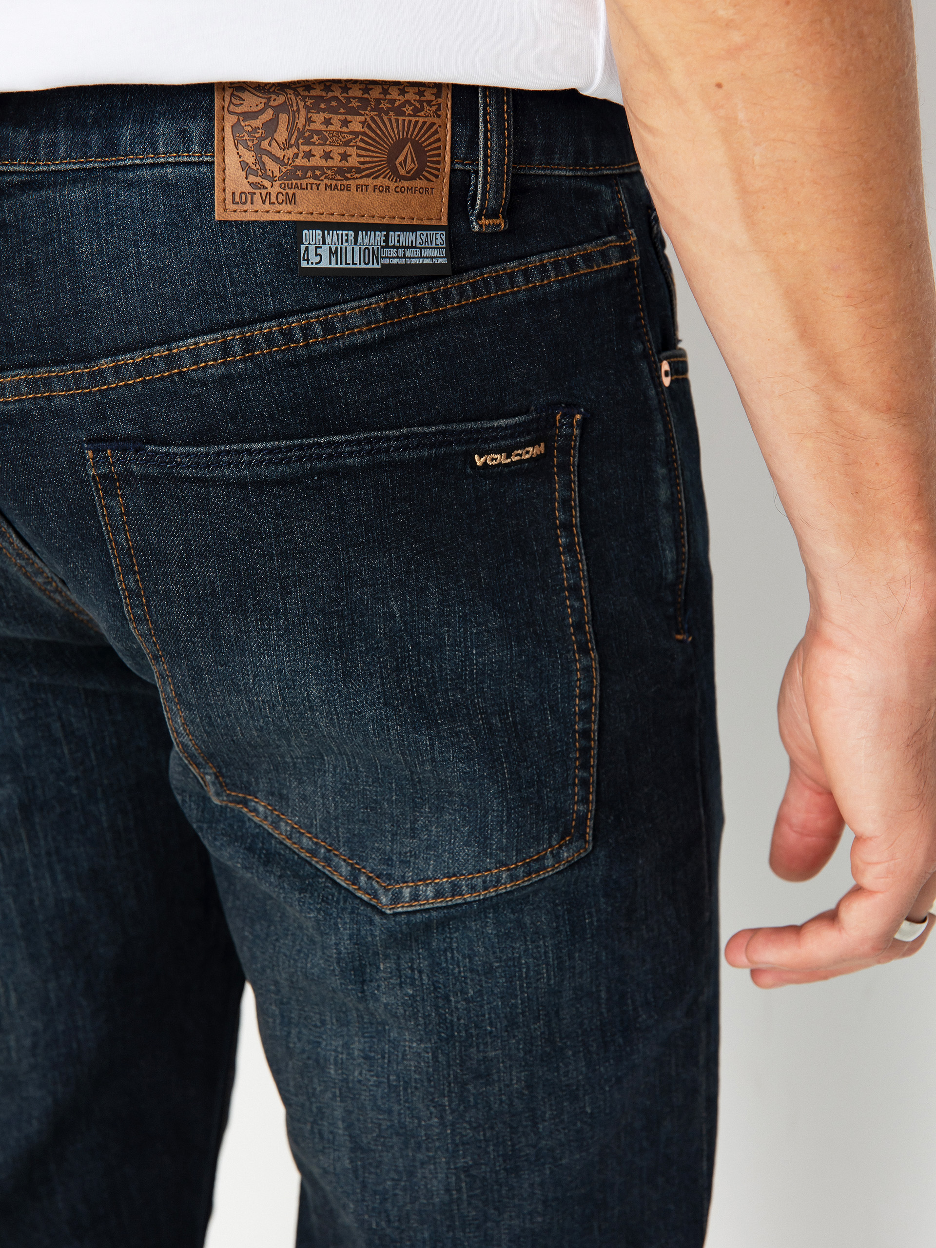 Volcom Pants Solver Denim - navy blue (new vintage blue)