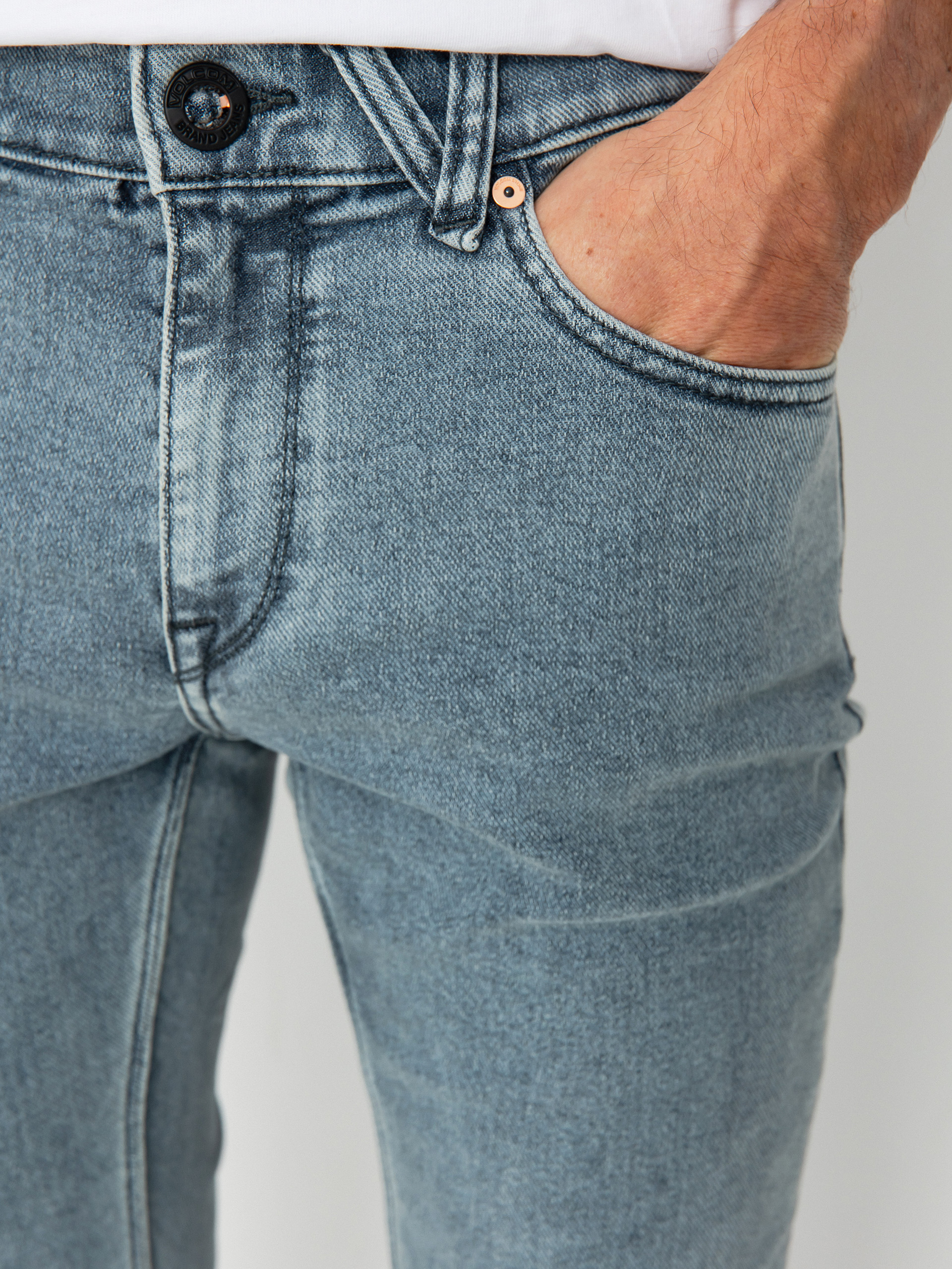 Volcom Vorta Denim Pants (ash blue)