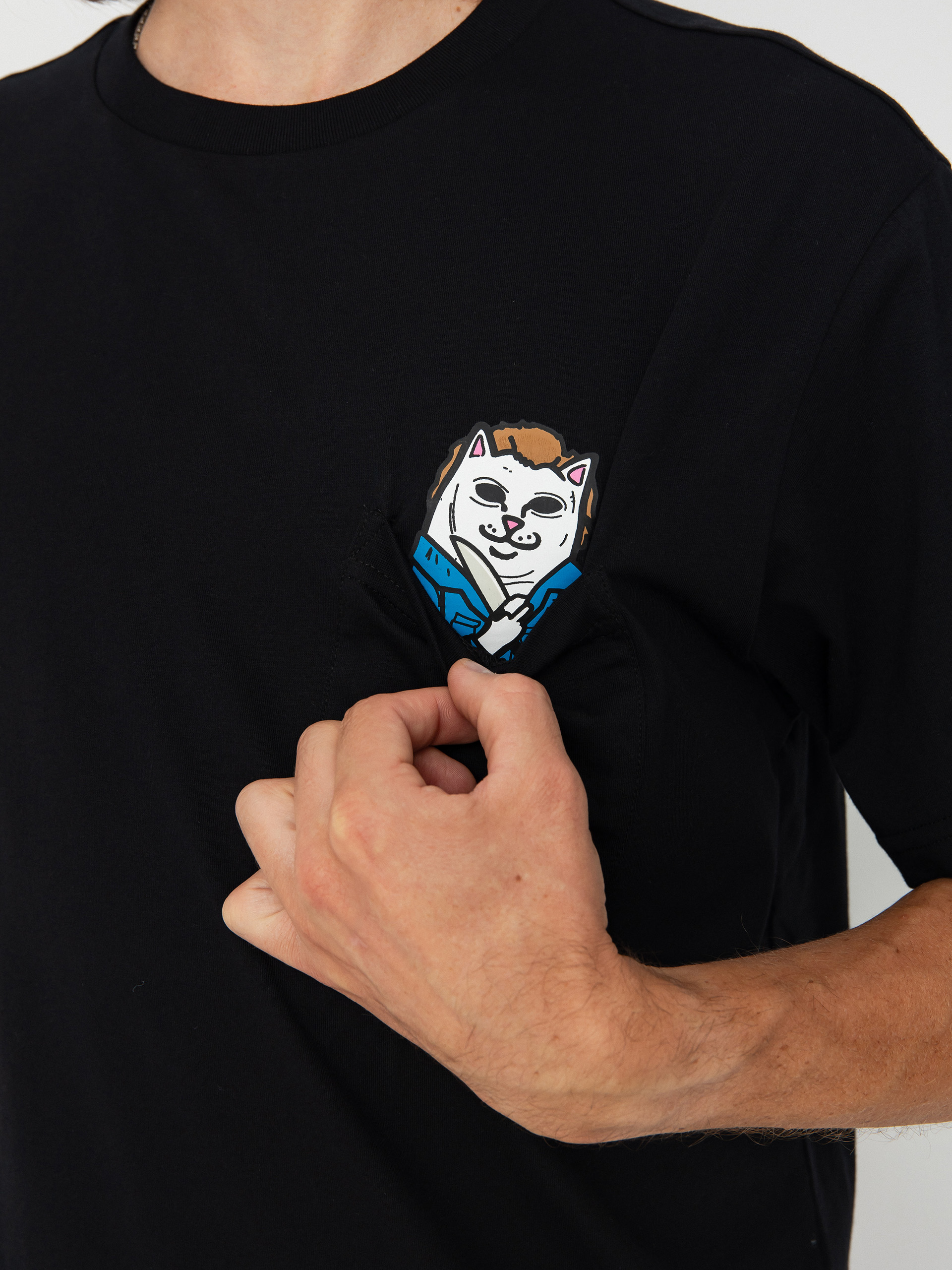 【RIPNDIP】Nermalisa/Liberty Pocket Tシャツ RIPNDIP (リップンディップ) NERMA LISA POCKET TEE (LIGHT