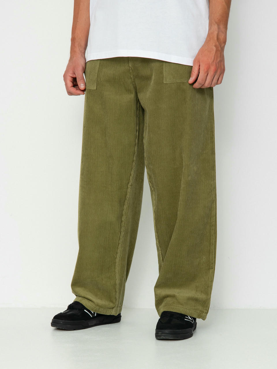 Poetic Collective Painter Hose (olive corduroy)