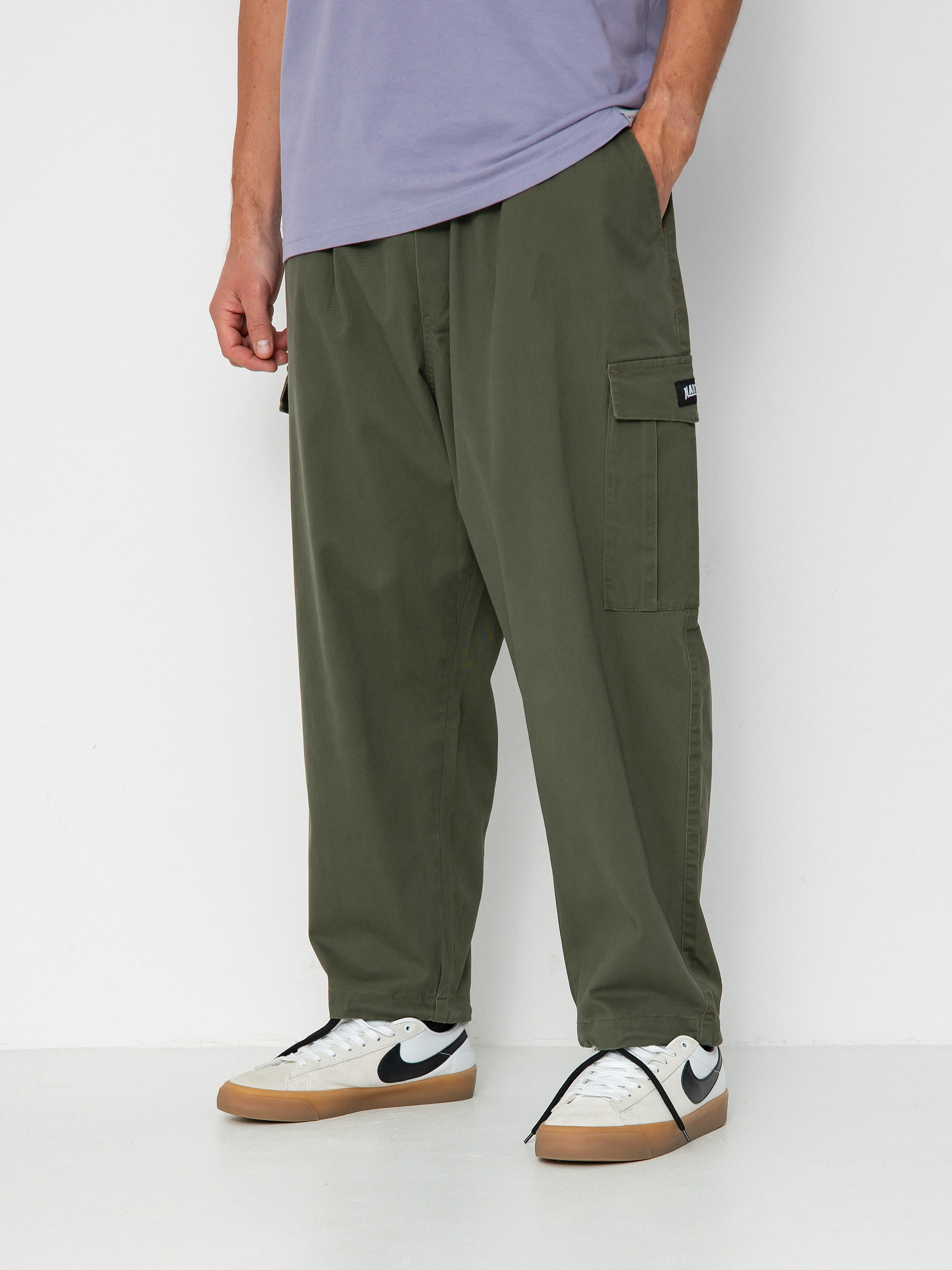 Malita Cargo Elastic Log Sl Pants (green)