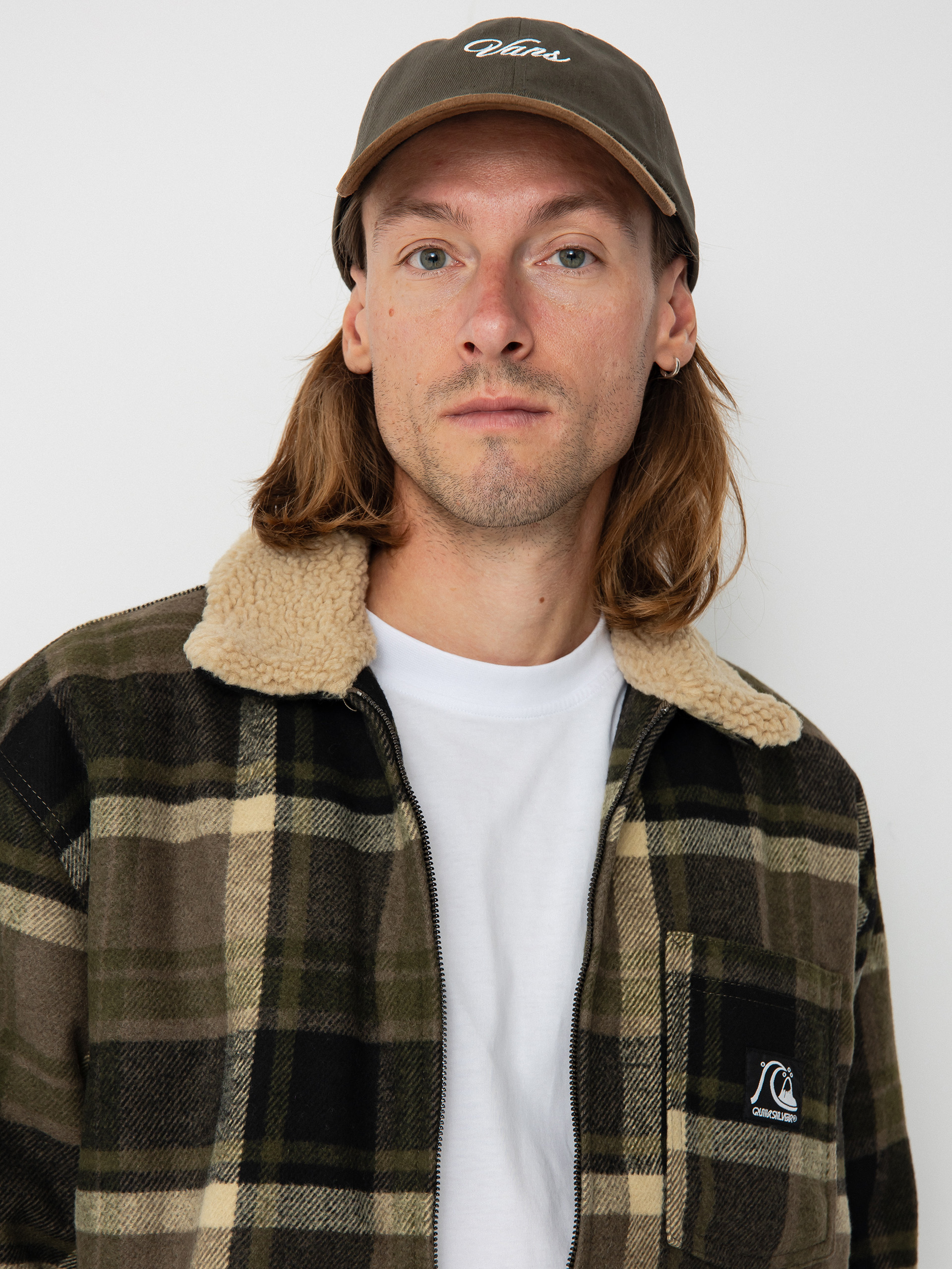 Quiksilver Dna Sherpa Harrington Jacket (canteen dna surf harrington)