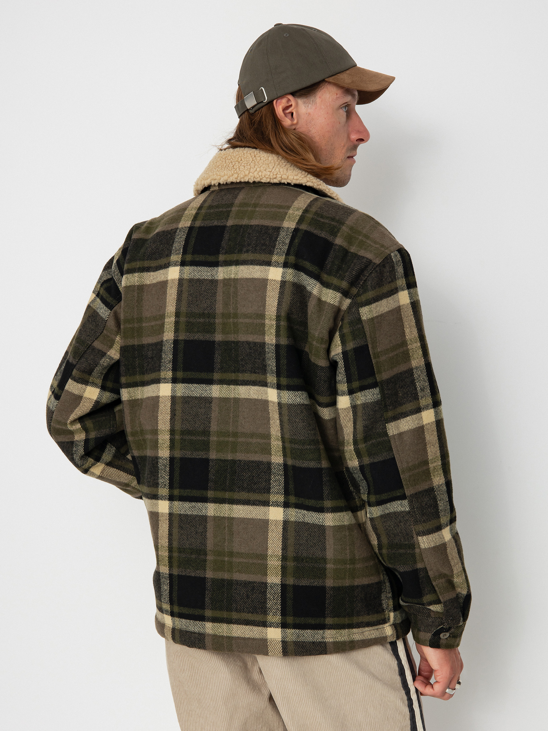 Quiksilver Dna Sherpa Harrington Jacket (canteen dna surf harrington)