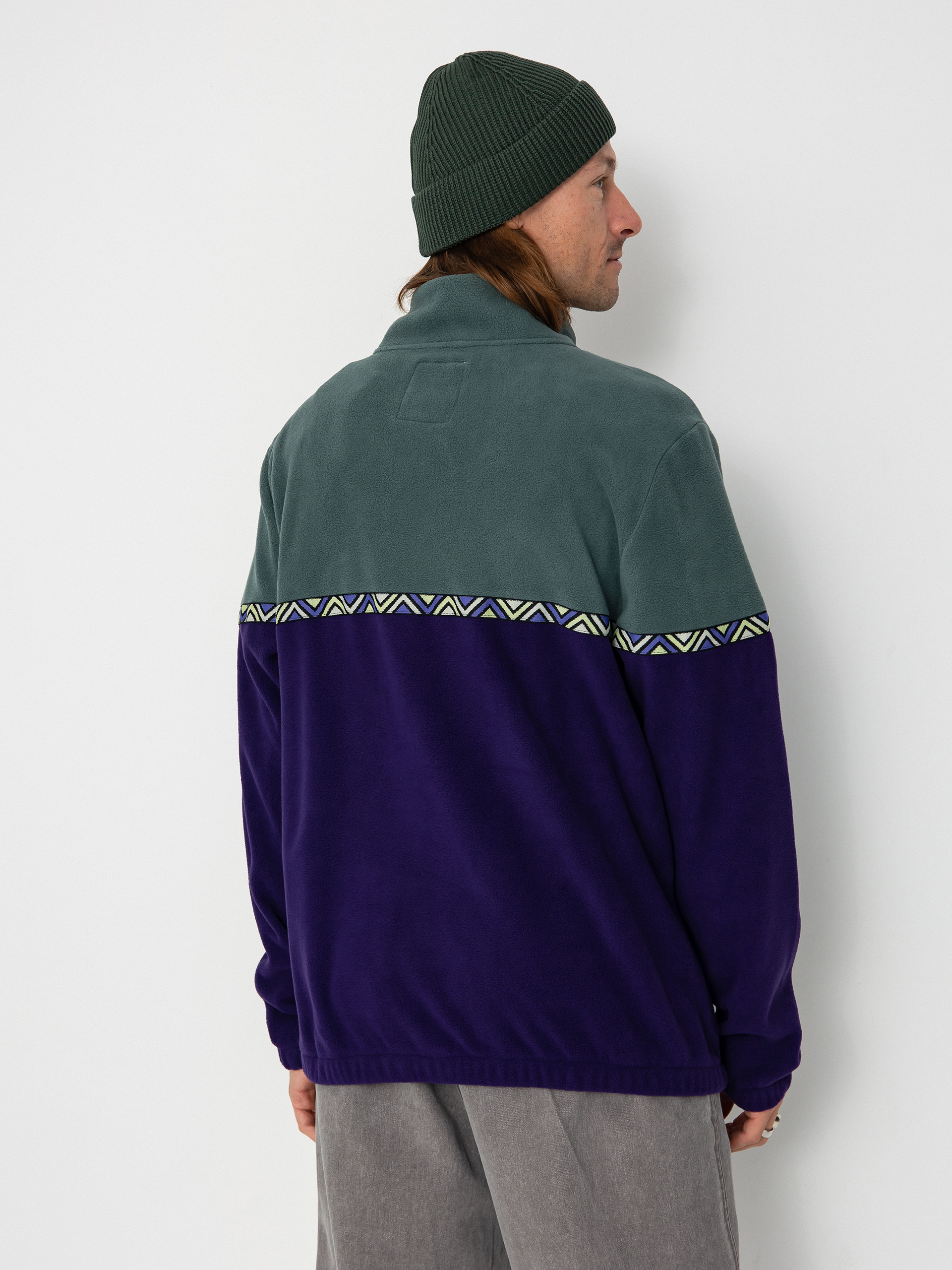 irie Iriedaily Fleece Monte Noe - violet, green (cool jungle)