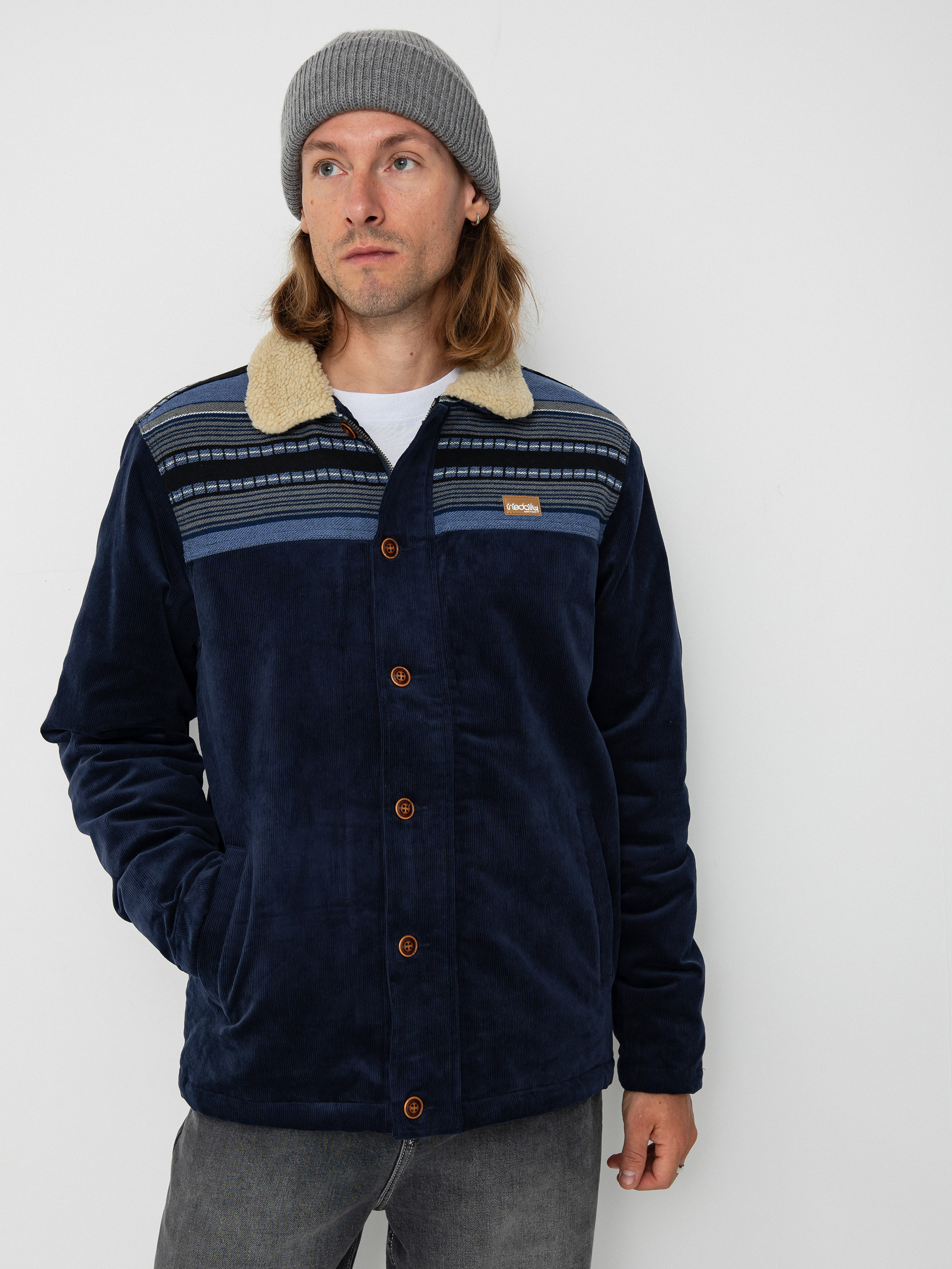 Nike SB Corduroy Bomber Jacket - navy blue (midnight navy
